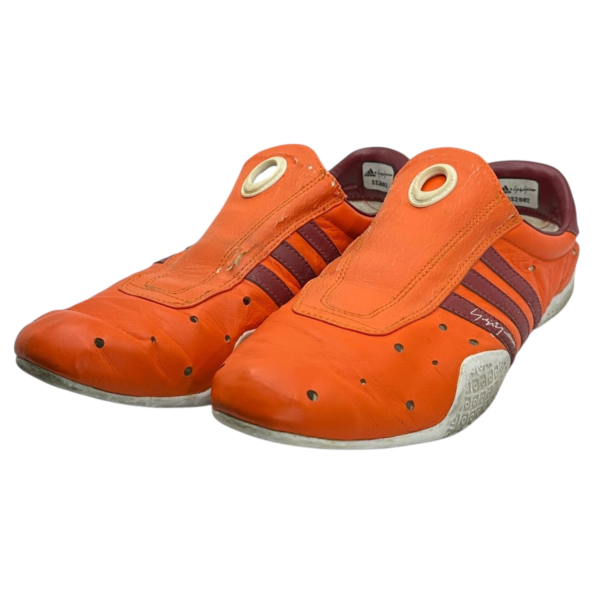 YOHJI YAMAMOTO×adidas(ヨウジヤマモト×アディダス) 02SS MEI YOHJI FG ローカットスニーカー 145860 FE-E06-815-1 28.5cm オレンジ Y-3 稀少品 コレクターズアイテム