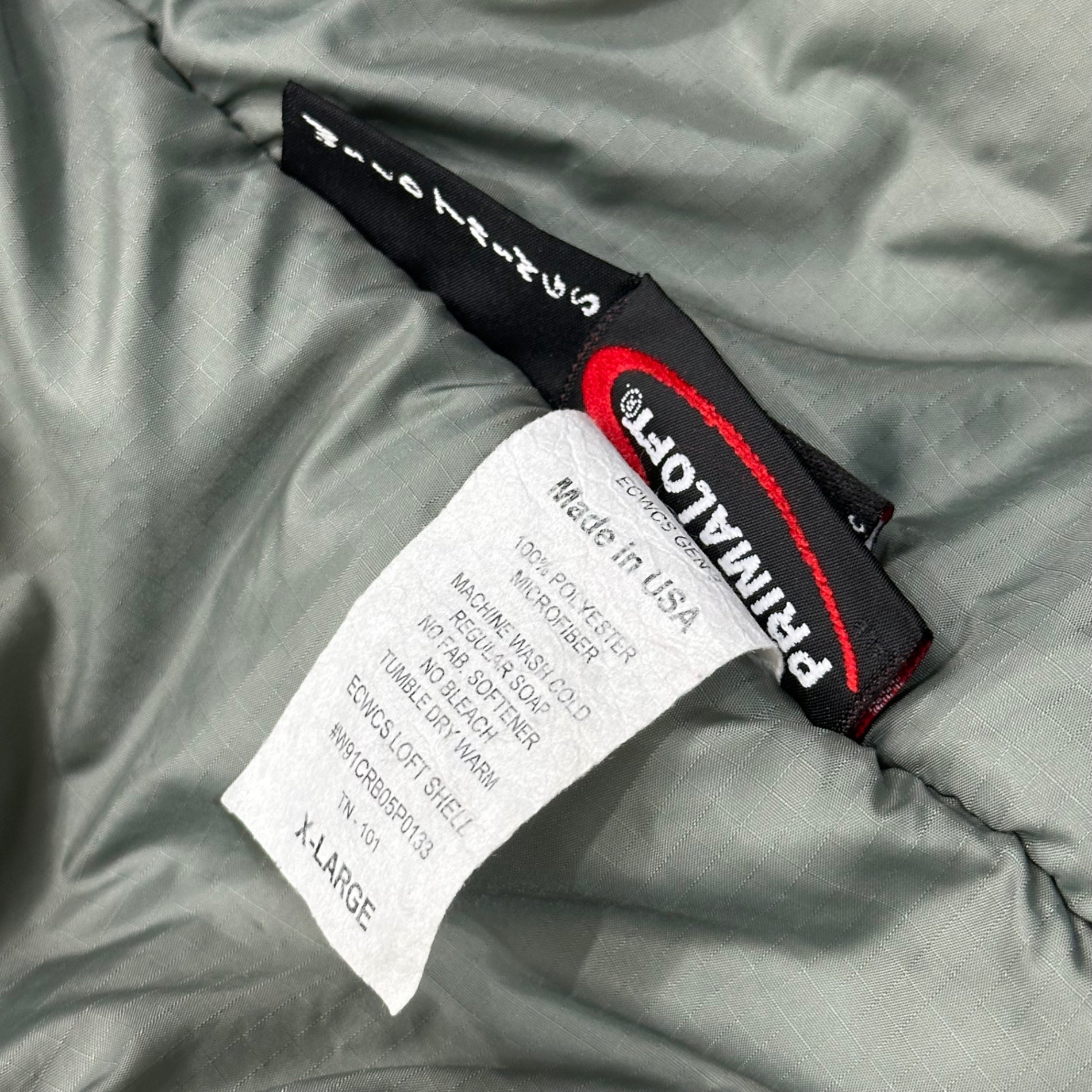 WILDTHINGS(ワイルドシングス) "Made By Wild Things" US ECWCS Gen3 Level 7 Primaloft Parka 試作品 エクワックス プリマロフト パーカー W91CRB05P0133 X-LARGE カーキ ジャケット USA製