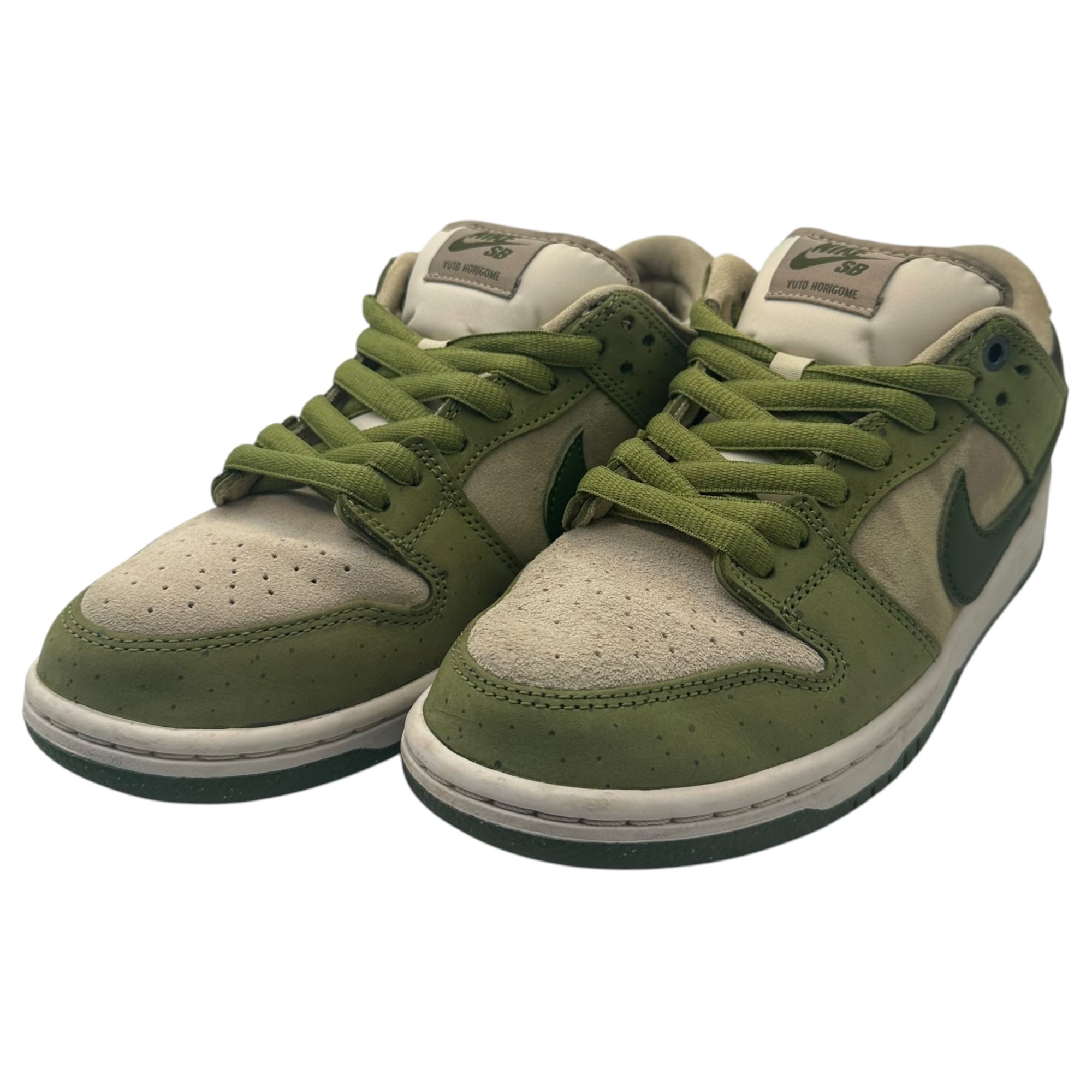 NIKE×堀米雄斗(ナイキ×ホリゴメユウト) SB Dunk Low "Matcha" ダンク ロー 抹茶 HF8022-300 26cm モスグリーン×ベージュ スニーカー