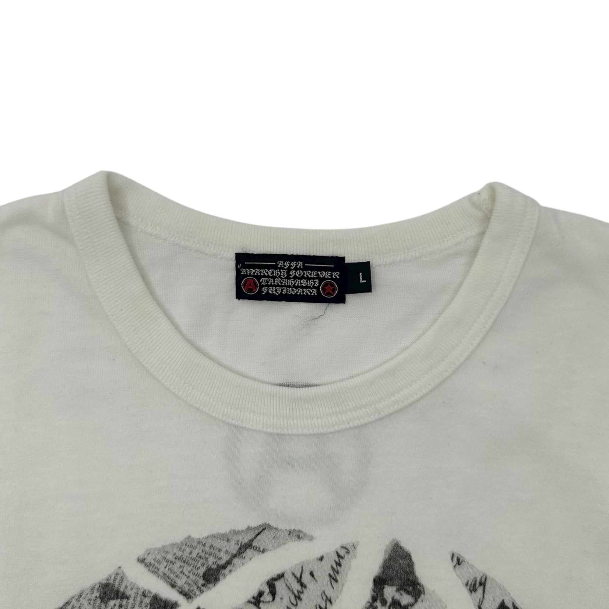 AFFA(エーエフエフエー) Graphic Photo Print Tee グラフィック フォト プリント 半袖 Tシャツ L ホワイト