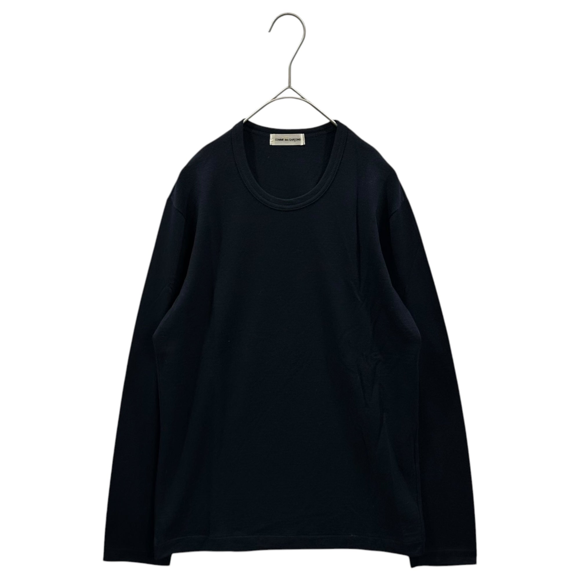 COMME des GARCONS(コムデギャルソン) 1991AW Wool L/S T-Shirt ウール 長袖 カットソー GT-050120 FREE ネイビー AD1991 90's 90年代