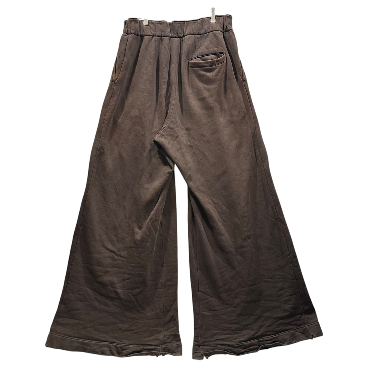 DRIES VAN NOTEN(ドリスヴァンノッテン) HAMA Baggy Wide-Leg Sweat Pants バギー ワイド スウェット パンツ L ブラウン