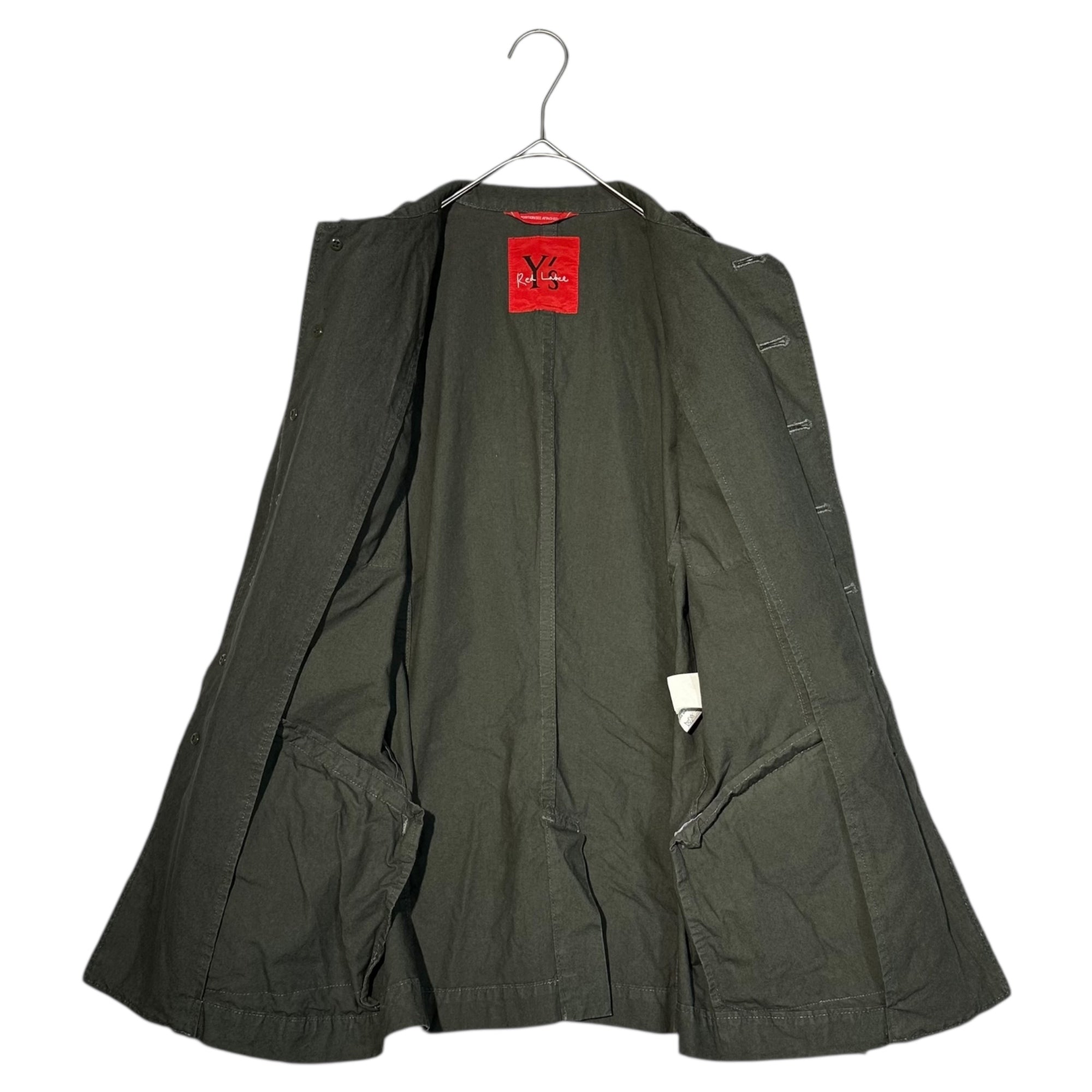 Y's Red Label(ワイズレッドレーベル) Military Design Cotton Jacket ミリタリー デザイン コットン ジャケット RM-J69-037 2(M程度) カーキ