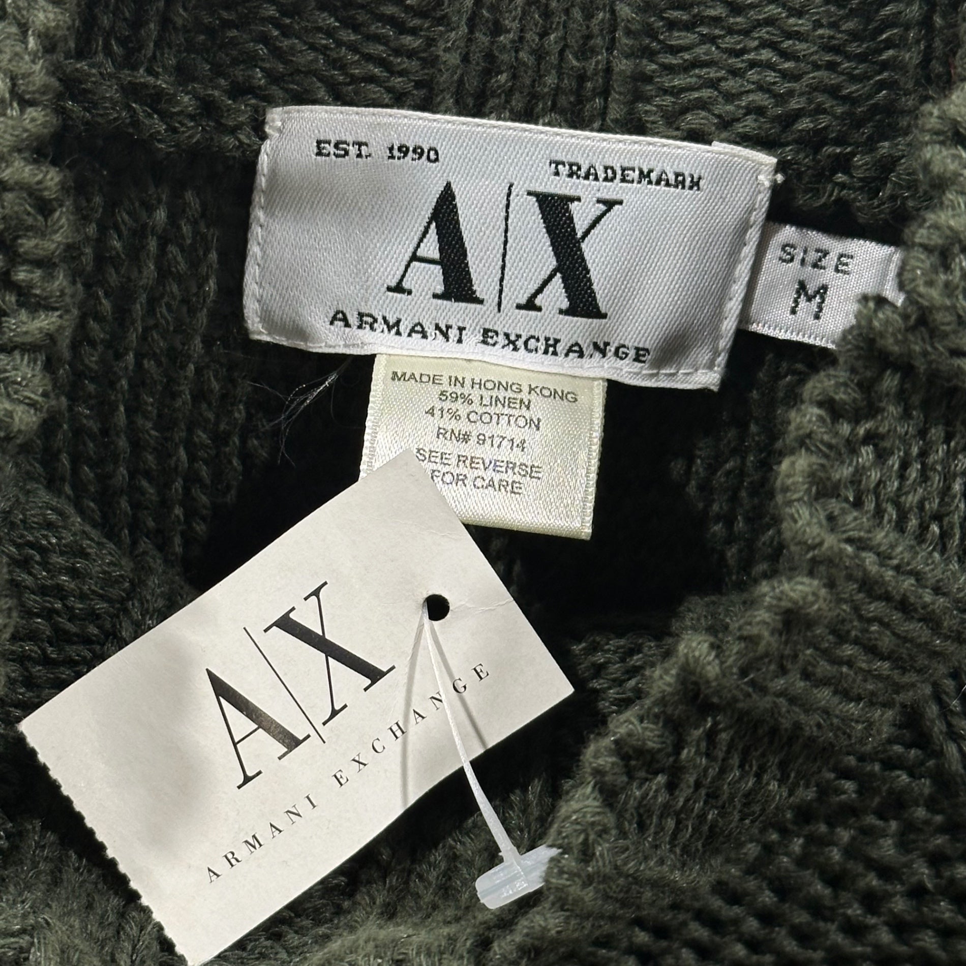 ARMANI EXCHANGE(アルマーニエクスチェンジ) 1990's Linen-Cotton High