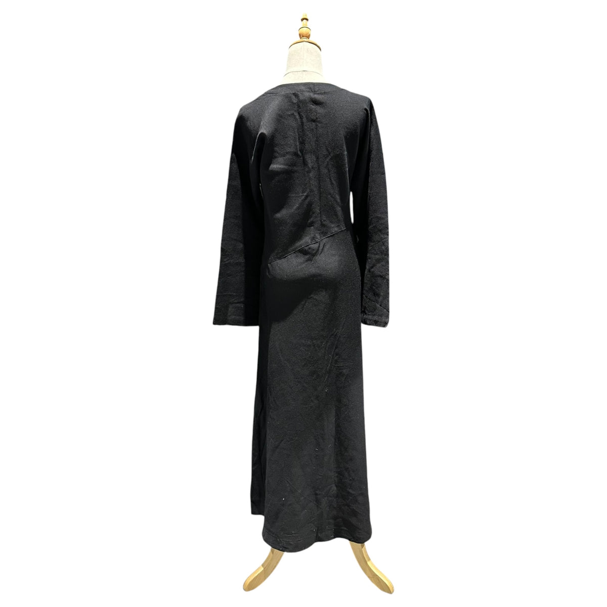 tricot COMME des GARCONS(トリココムデギャルソン) 1994AW Long-Sleeve Flare Long Dress 長袖 フレア ロング ワンピース    TO-04029M M ブラック AD1994 90s アーカイブ