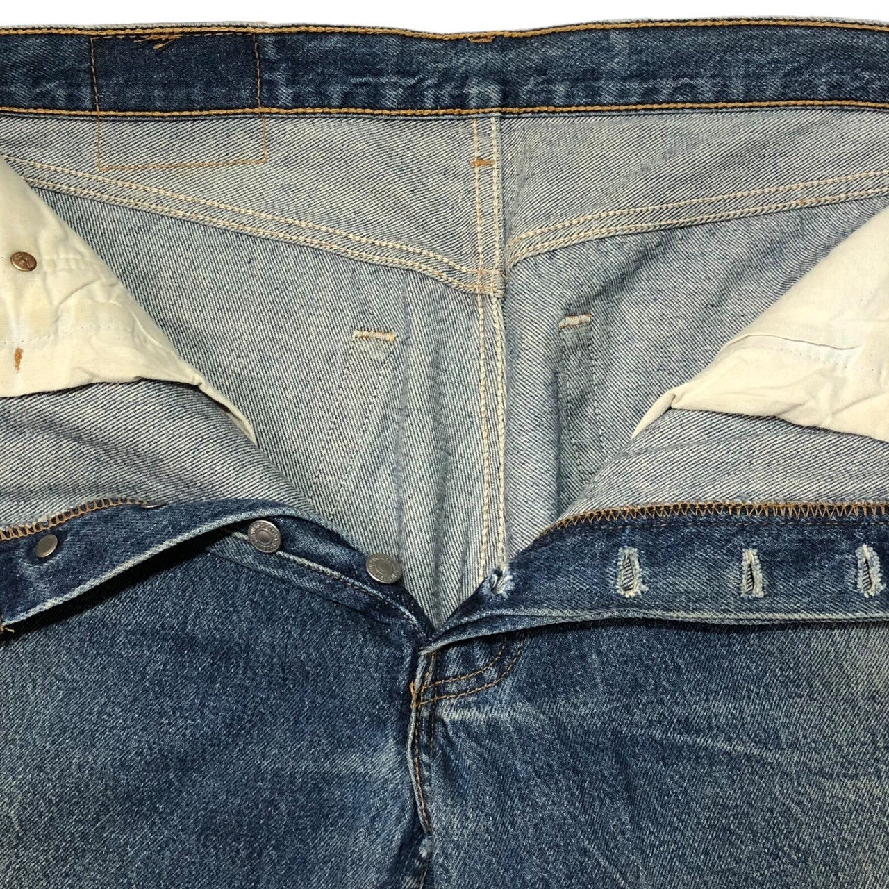 Levi's(リーバイス) 90's 501 straight denim pants ヴィンテージ ストレート デニム パンツ ジーンズ 501-5915 W33 インディゴ 90年代 USA製 裏ボタン501