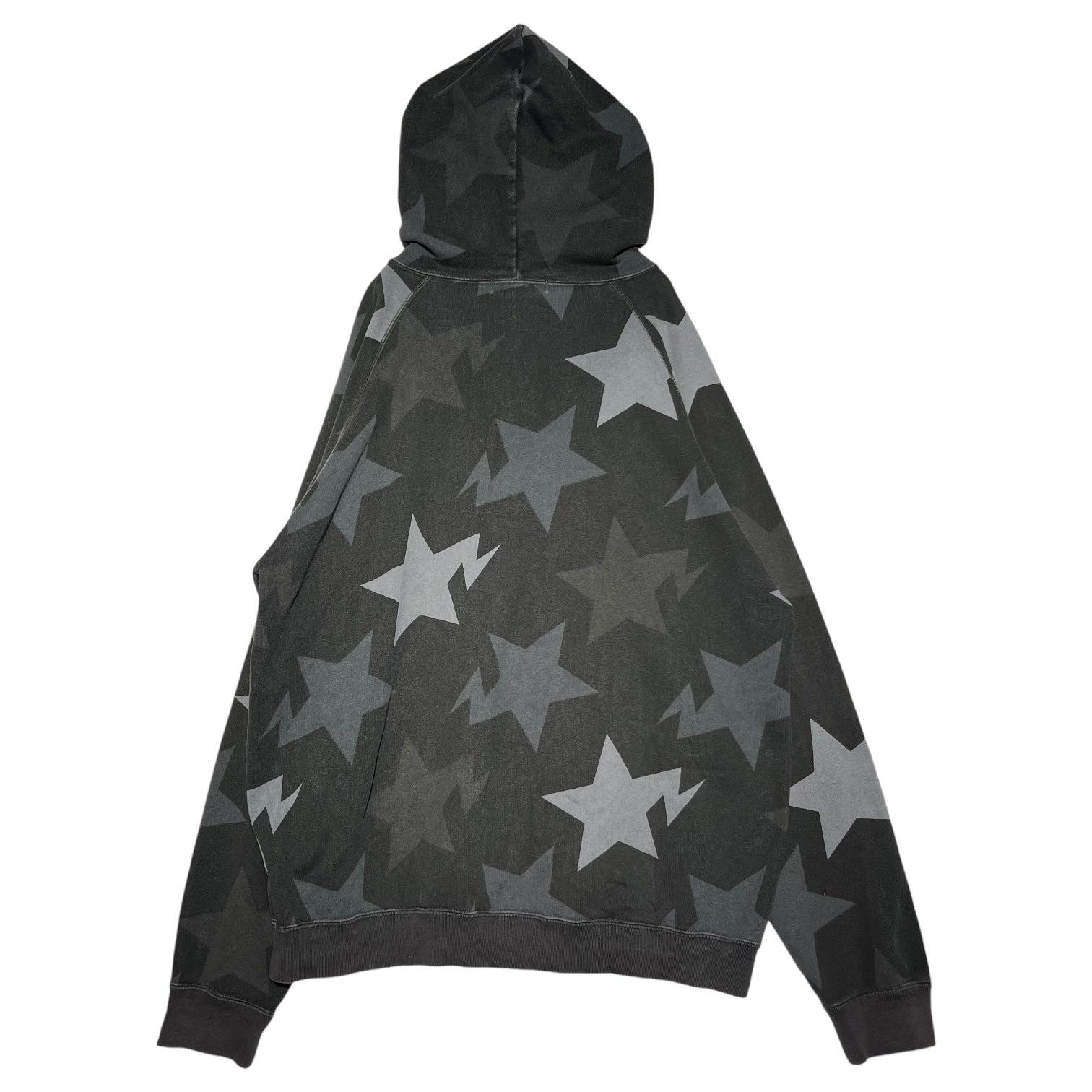 A BATHING APE(アベイシングエイプ) 00's BAPESTA ZIP HOODY ベイプスタ ジップ フーディ パーカー L ブラック×グレー