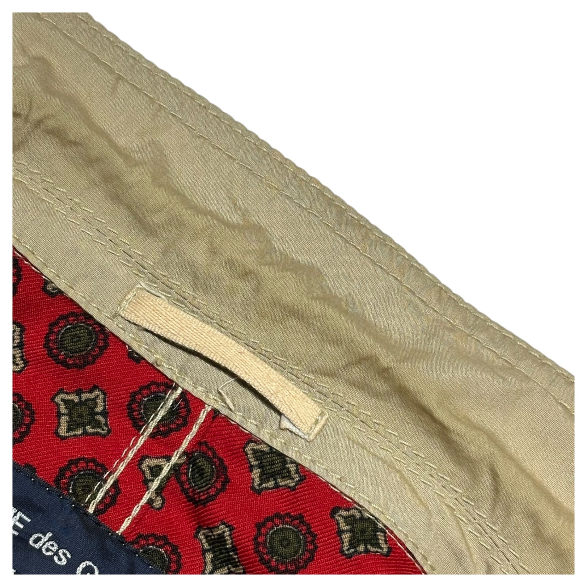 COMME des GARCONS HOMME(コムデギャルソンオム) 04SS Lined Paisley Cotton Tailored Jacket 裏地 ペイズリー コットン テーラード ジャケット HM-J006 L ベージュ×レッド AD2003