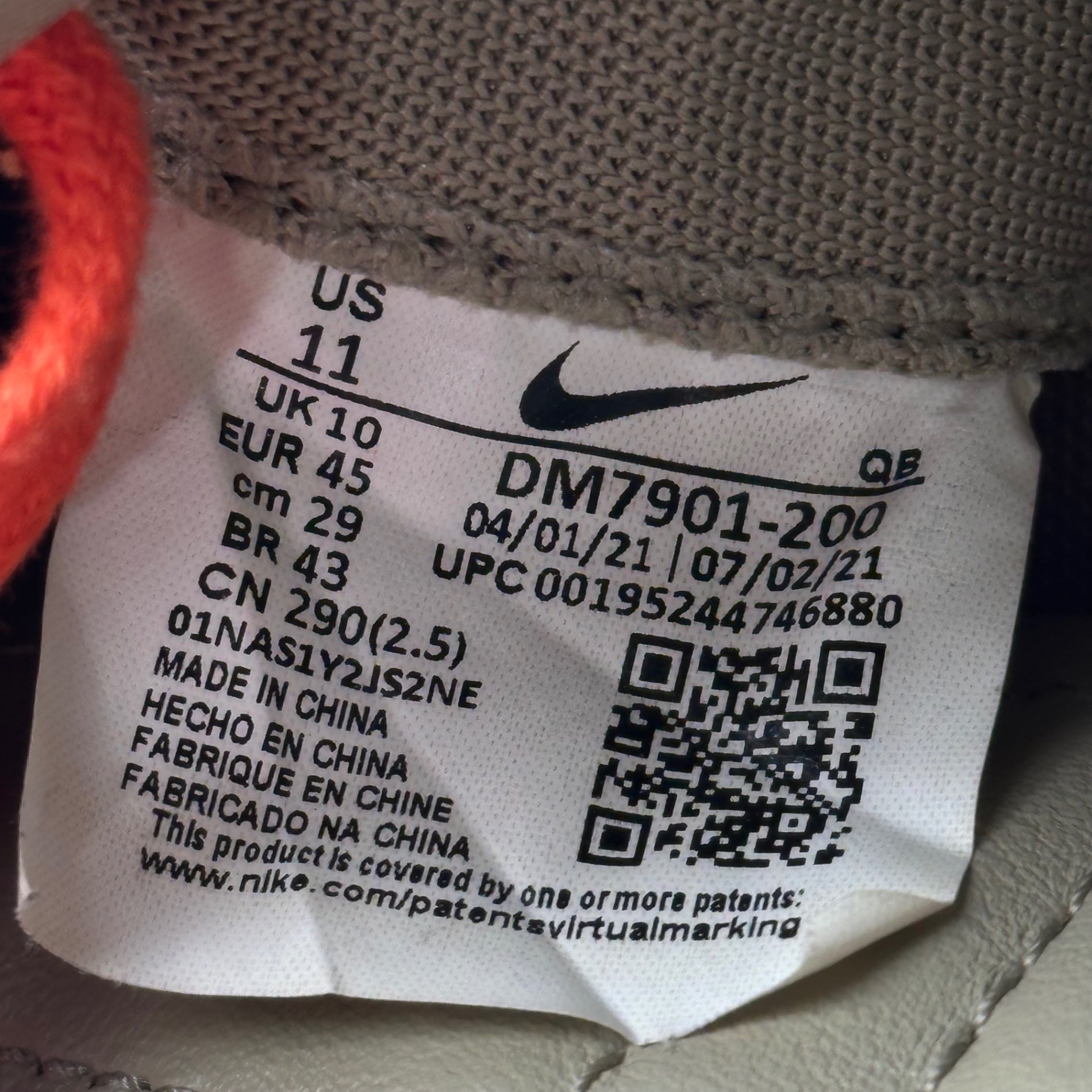 NIKE×sacai(ナイキ×サカイ) KAWS Blazer Low "Reed" カウズ ブレザー ロー DM7901-200 29.5cm マルチ ローカット スニーカー