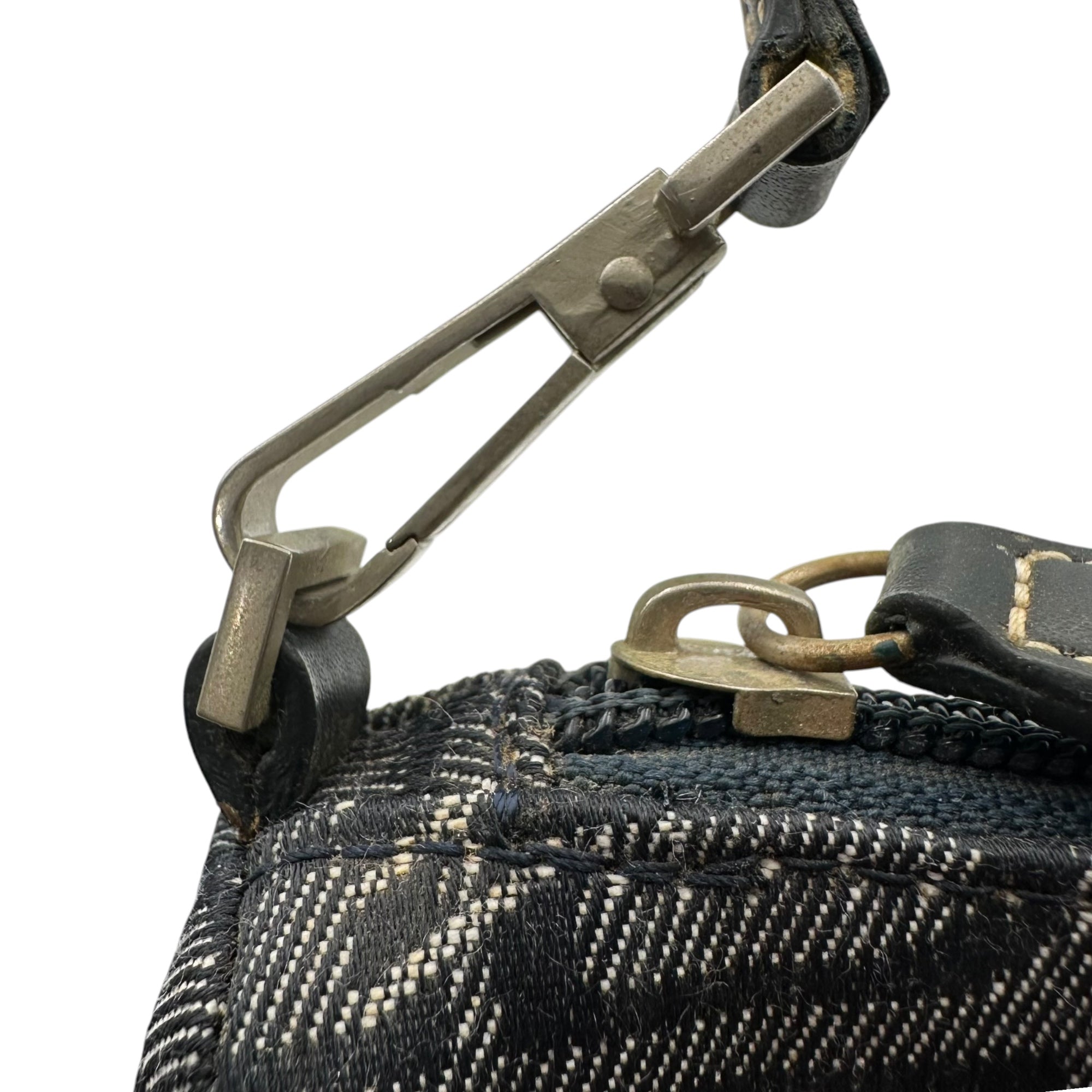BALENCIAGA(バレンシアガ) BB Monogram Accessory Pouch BB モノグラム アクセサリー ポーチ ネイビー ワンショルダー ハンド ミニ オールド