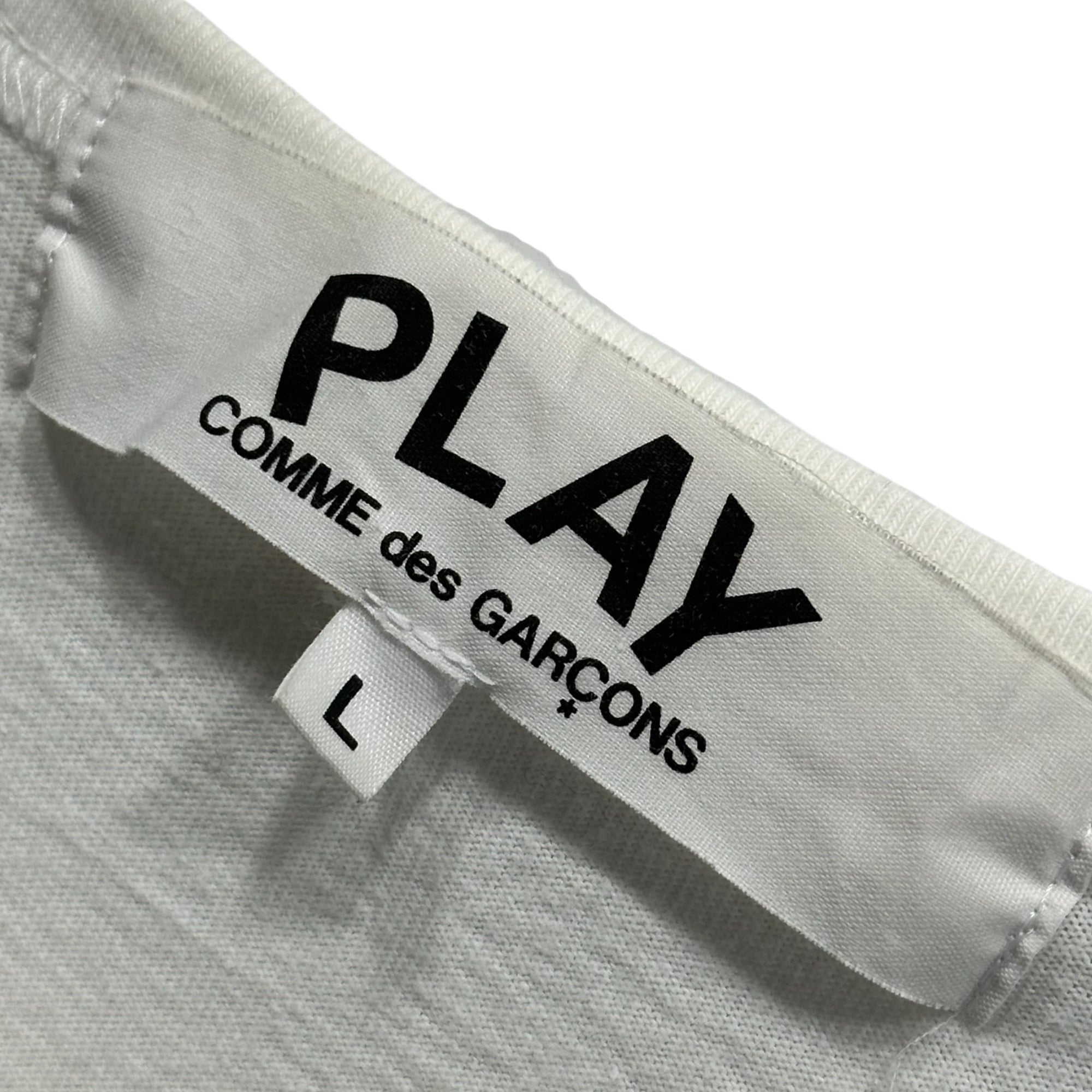 PLAY COMME des GARCONS(プレイコムデギャルソン) INVADER COTTON L/S T-SHIRT インベーダー コットン 長袖 Tシャツ ロンT AZ-T330 L ブラック AD2022