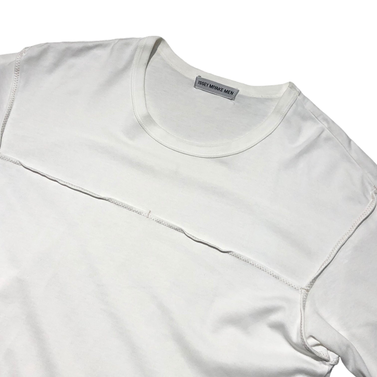 ISSEY MIYAKE MEN(イッセイミヤケメン) 01's inside out t-shirt インサイドアウト Tシャツ  00's  ME01-JK422 M ホワイト