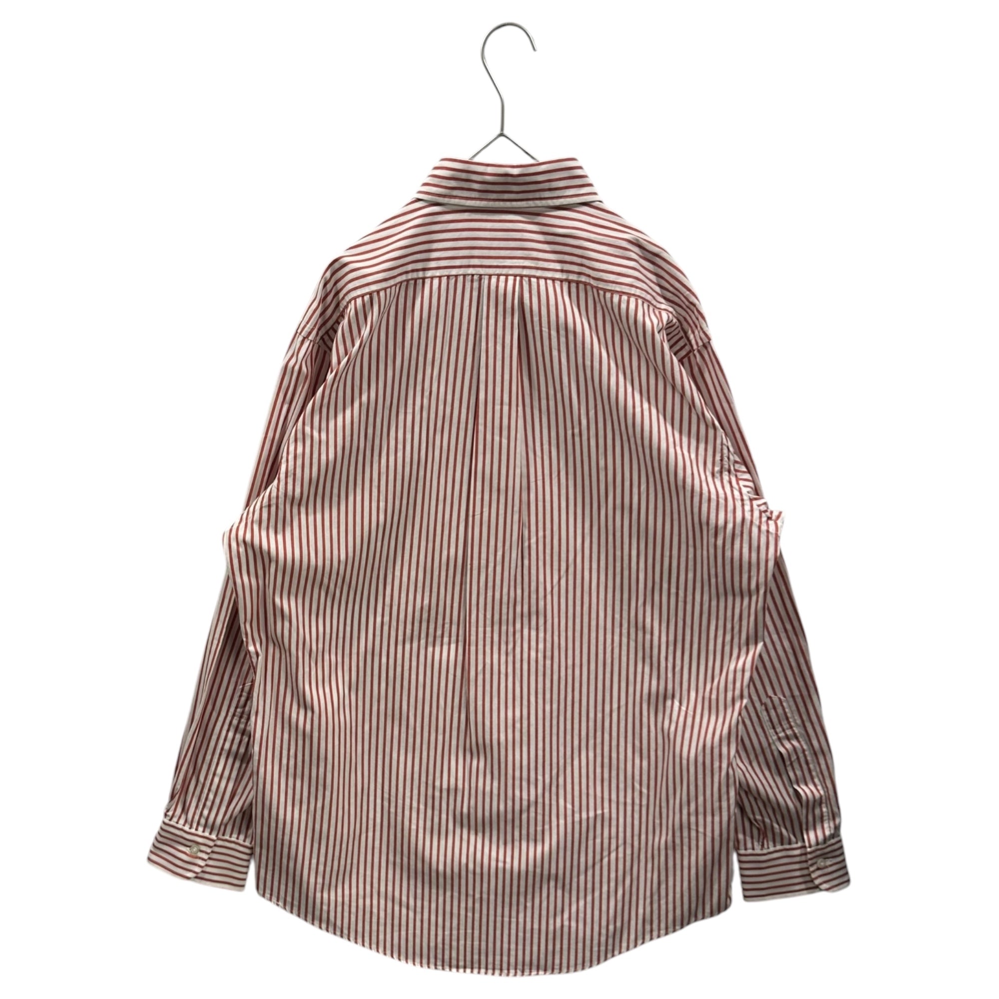 BROOKS BROTHERS(ブルックスブラザーズ) 1990's USA made BD Shirt - Striped ボタンダウン ストライプ シャツ 15 1/2-3(ML程度) ホワイト×レッド 90年代 USA製 ヴィンテージ