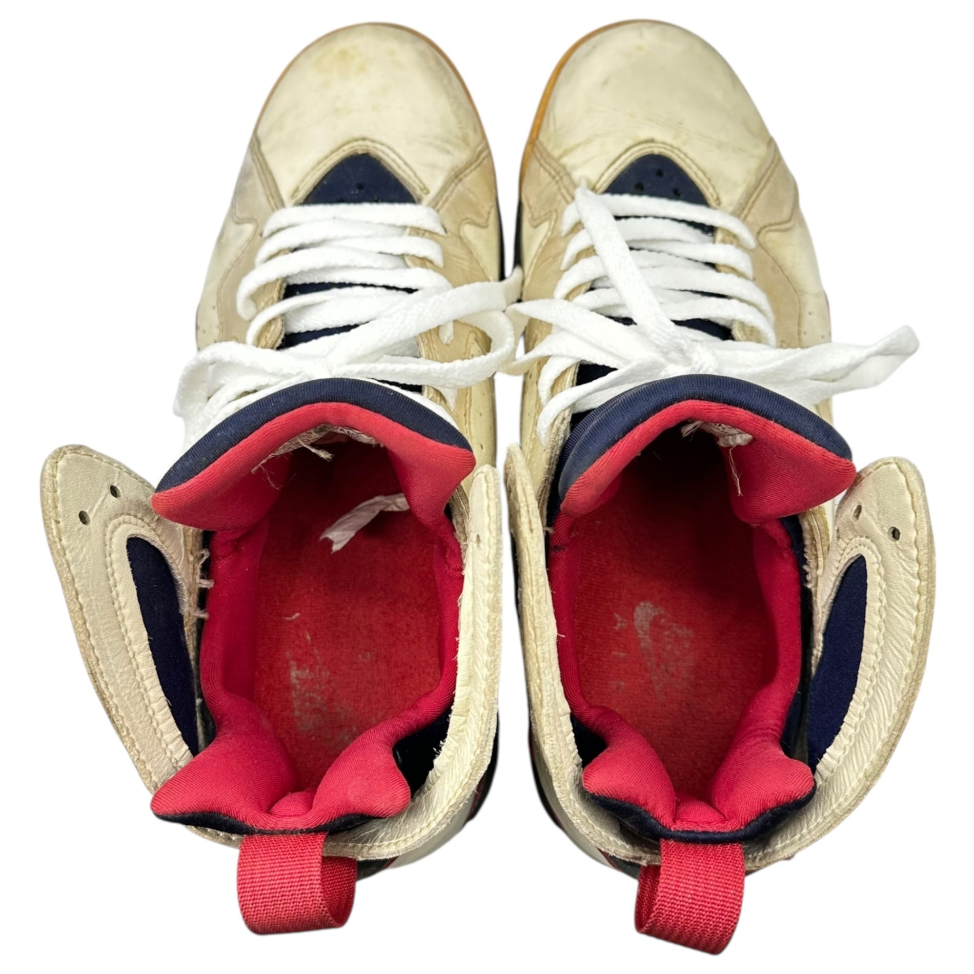 NIKE(ナイキ) 1992 AIR JORDAN 7 OLYMPIC エアジョーダン 7 オリンピック 130157-110 26cm ホワイト×ネイビー×レッド 1992年製 ヴィンテージ