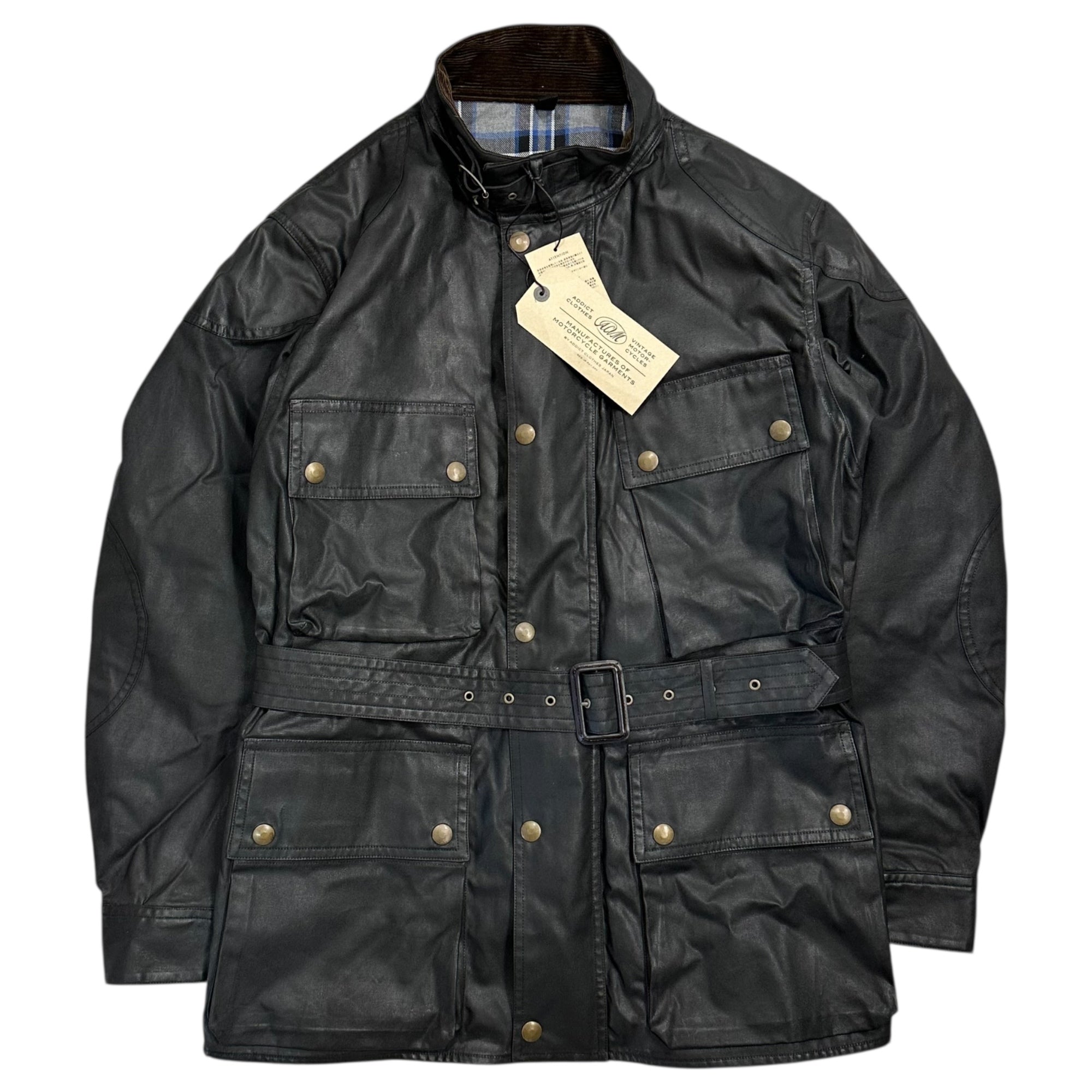 ADDICT CLOTHES(アディクトクローズ) WAXED COTTON BMC JACKET LONG