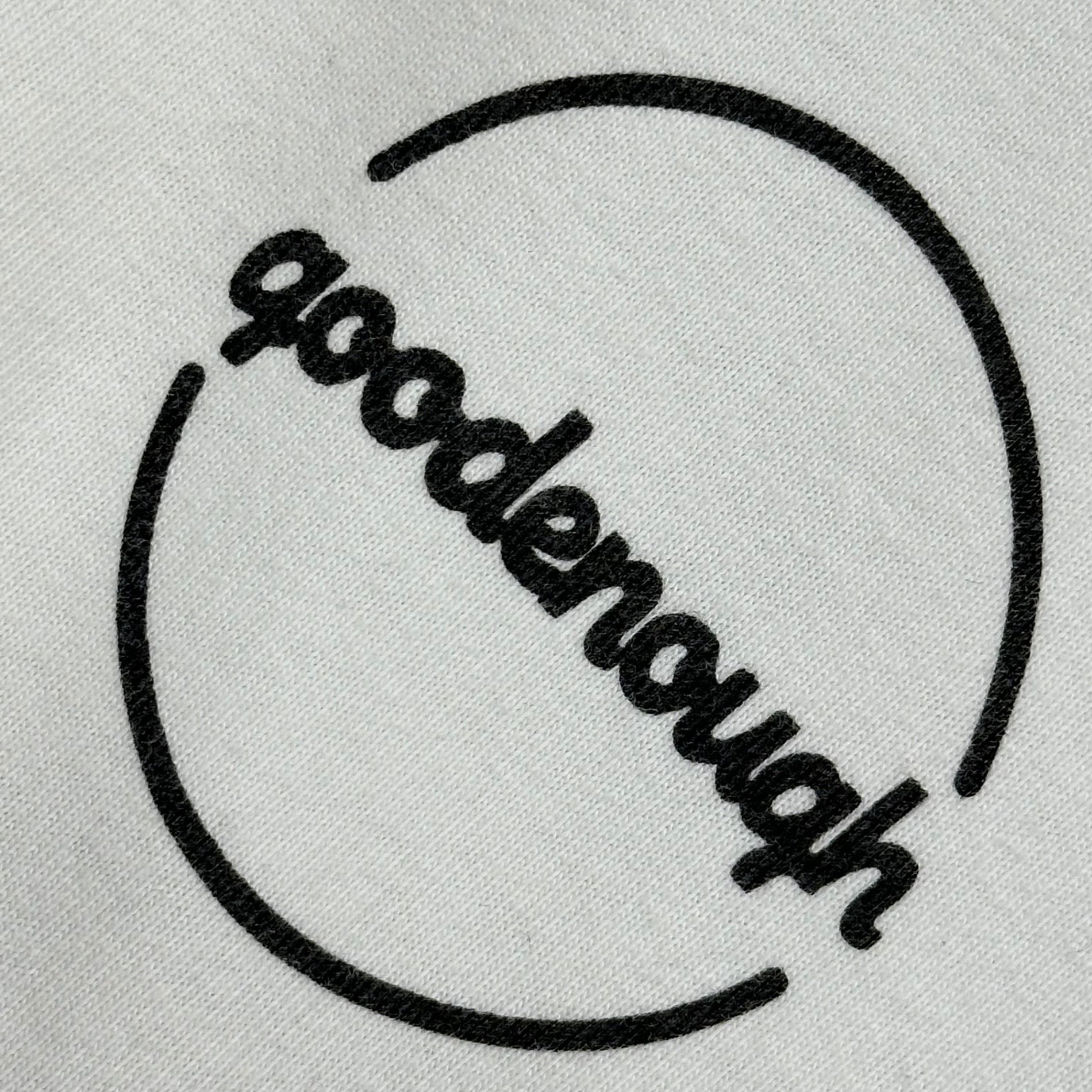 GOODENOUGH(グッドイナフ) 2008's cotton base Circle Logo S/S T-Shirt サークル ロゴ 半袖 Tシャツ L ホワイト