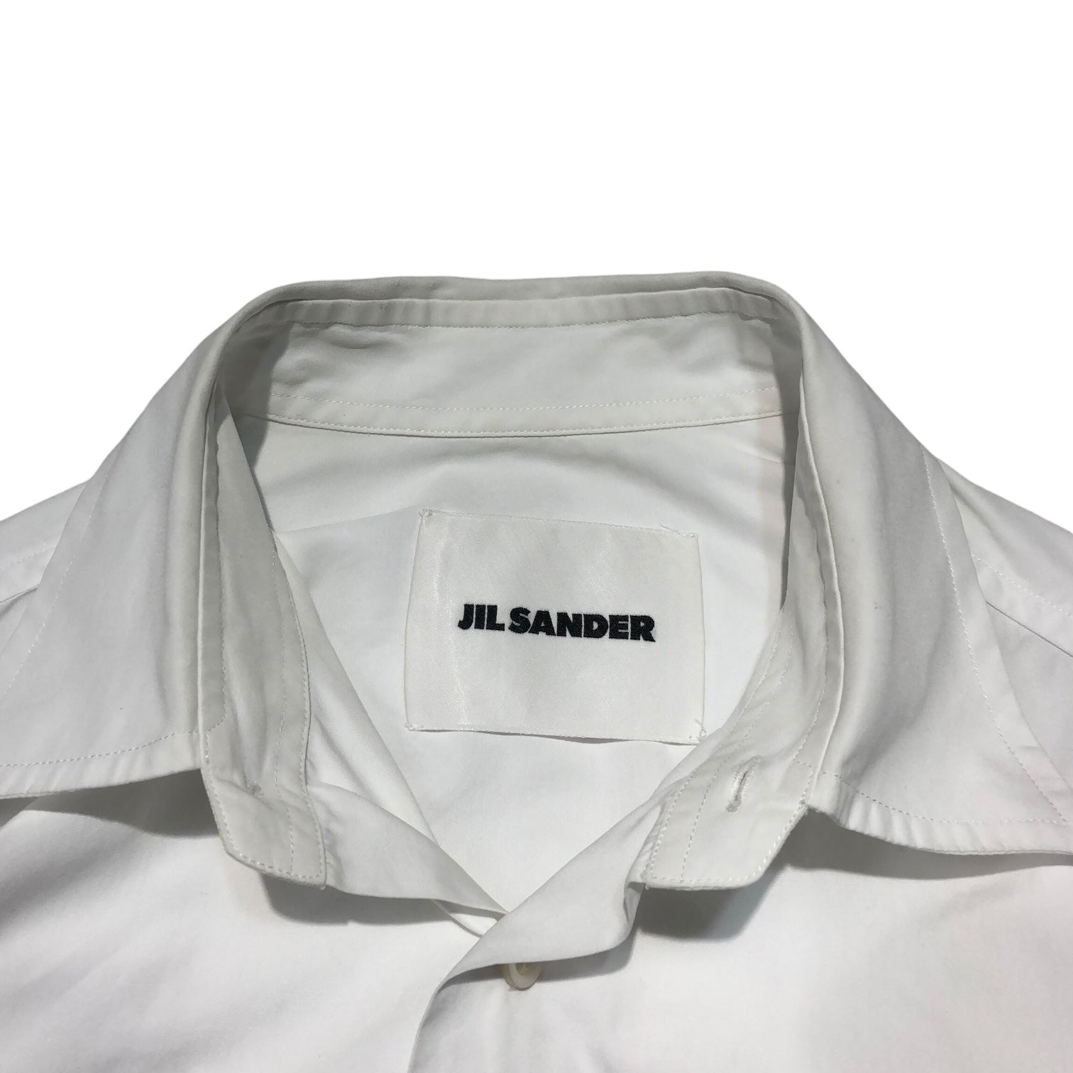 JIL SANDER(ジルサンダー) 20SS  pocket design overshirt ポケット デザイン オーバー シャツ JSMQ740926 38/15(M程度) ホワイト 長袖