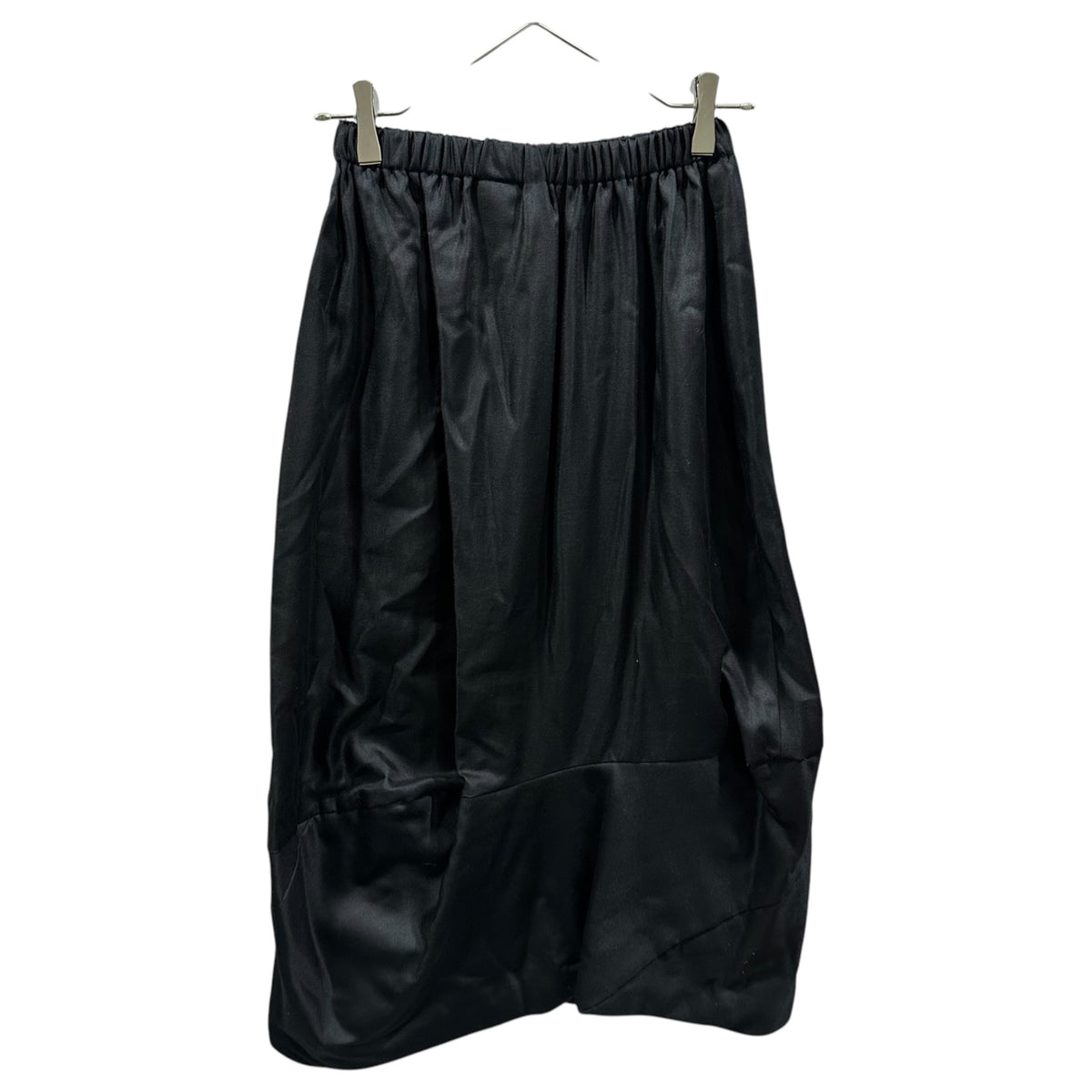 robe de chambre COMME des GARCONS(ローブドシャンブルコムデギャルソン) 1998AW Hem-Padded Long Skirt 裾 中綿 ロング スカート RS-100420 FREE ブラック AD1998 90s アーカイブ