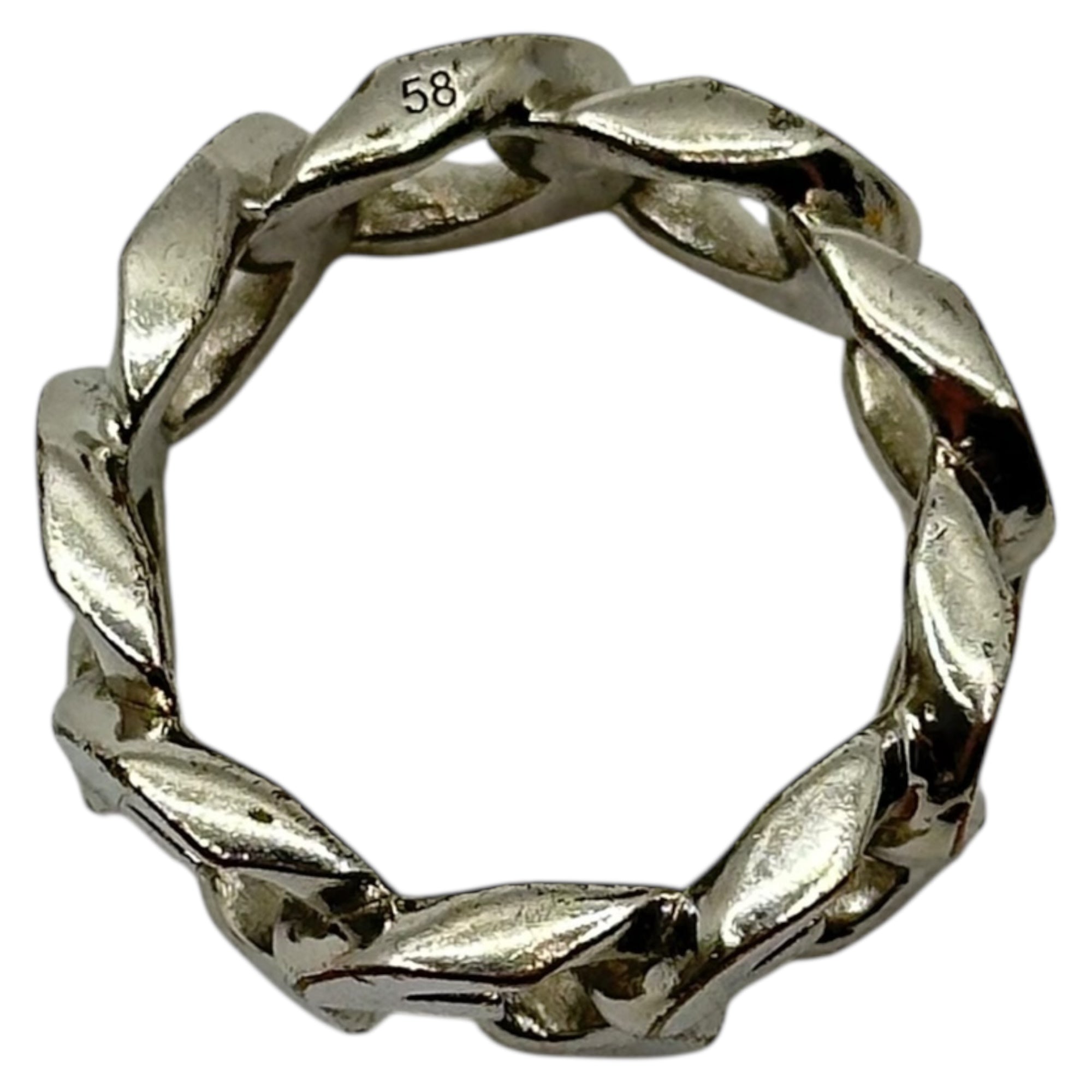 GIVENCHY(ジバンシィ) G CHAIN RING G チェーン リング BF30CDF003 18.5号 シルバー 指輪 箱付
