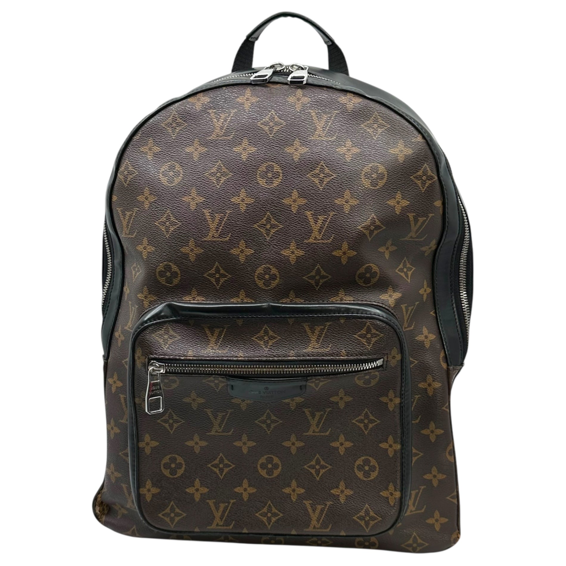 LOUIS VUITTON(ルイヴィトン) モノグラム・マカサー ジョッシュ リュック デイパック バックパック 型番：M41530 ブラウン×ブラック 製造番号：SP1199