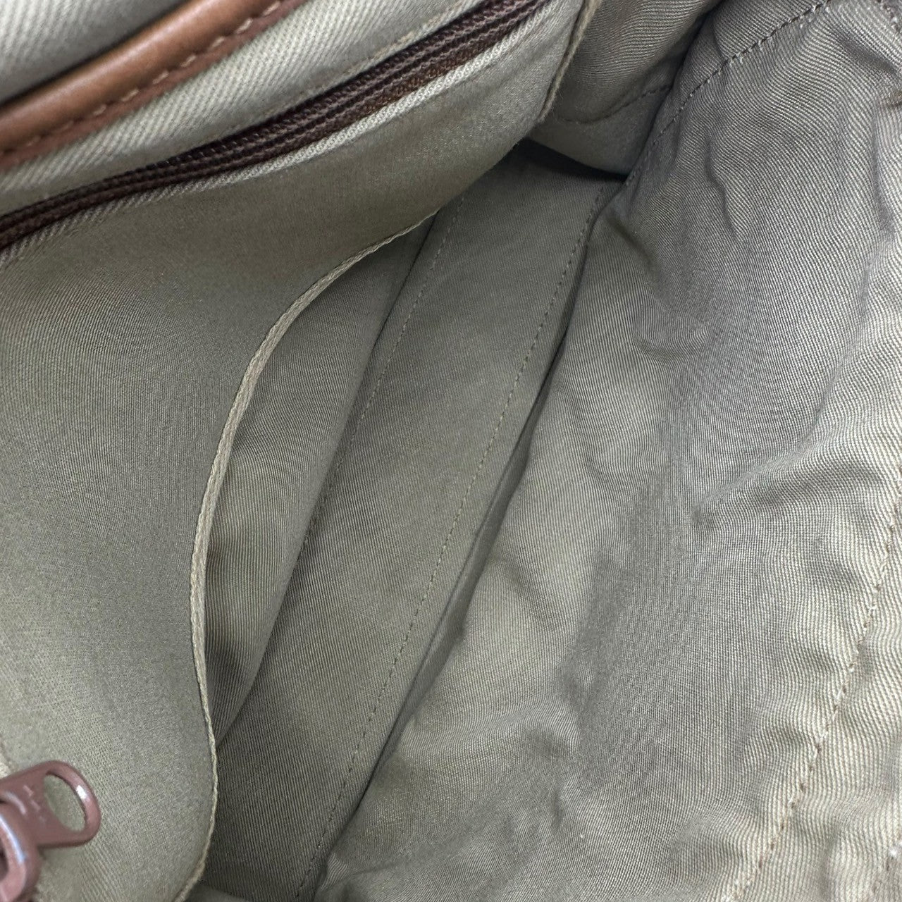 GHURKA(グルカ) N.58 Campus Leather Shoulder Bag キャンパス レザー ショルダー バッグ カーキ×ブラウン MARLEY HODGSON