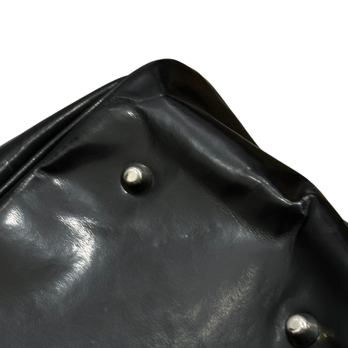 COMME des GARCONS(コムデギャルソン) Vintage logo leather mini boston bag ヴィンテージ ロゴ レザー ミニ ボストン バッグ GC-K204 ブラック