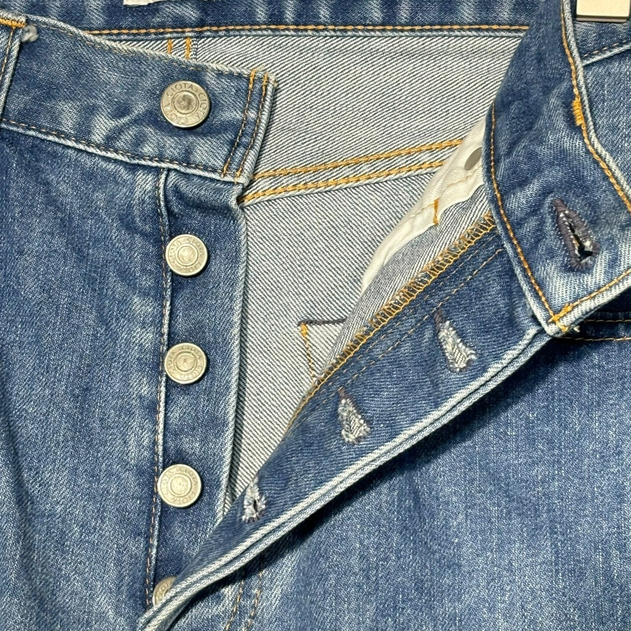 CIOTA(シオタ) 本藍 スビンコットン 13,5oz ストレート デニム パンツ PTM-1STB-NIMBL 30 インディゴ M BLUE ジーンズ