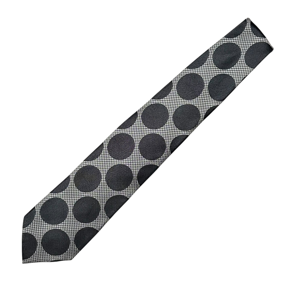 COMME des GARCONS HOMME DEUX(コムデギャルソンオムドゥ) Silk dot tie シルク ドット ネクタイ ホワイト×ブラック