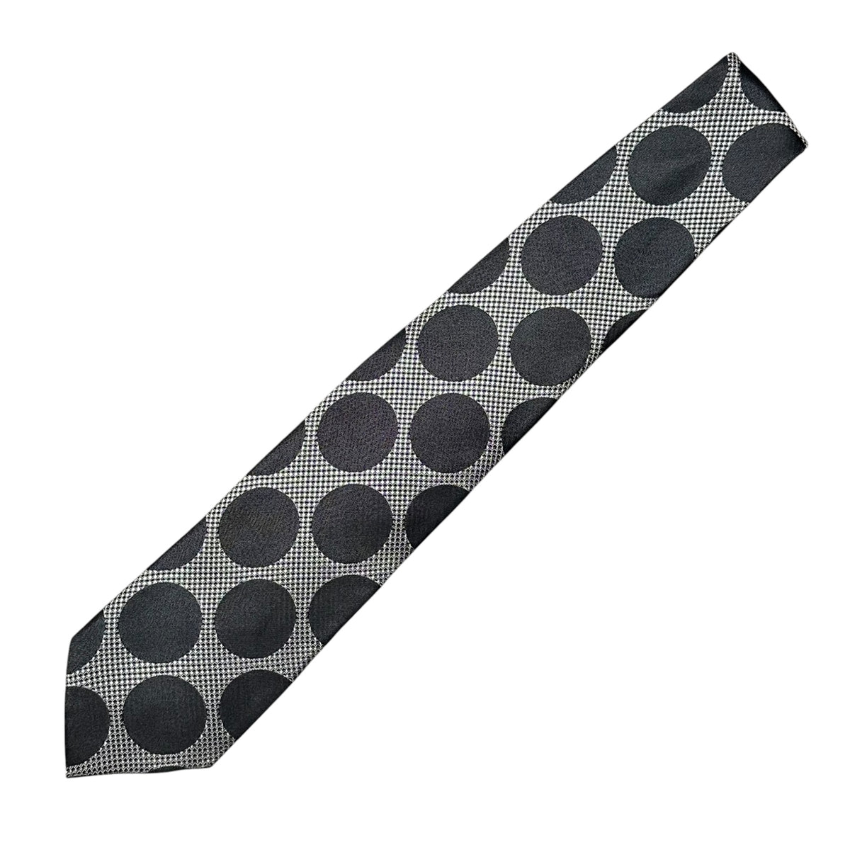 COMME des GARCONS HOMME DEUX(コムデギャルソンオムドゥ) Silk dot tie シルク ドット ネクタイ ホワイト×ブラック