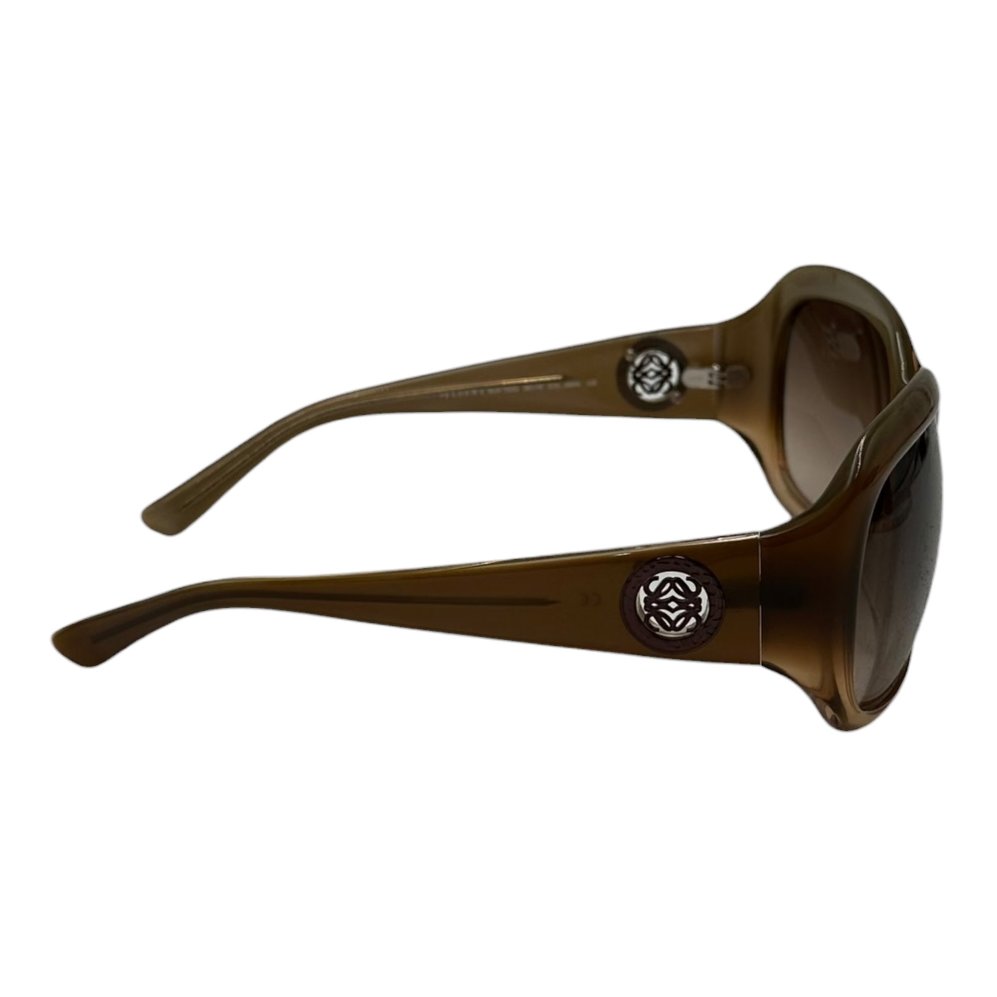LOEWE(ロエベ) Big Frame Sunglasses アナグラム ビッグフレーム サングラス SLW702G 58□19-125 ブラウン