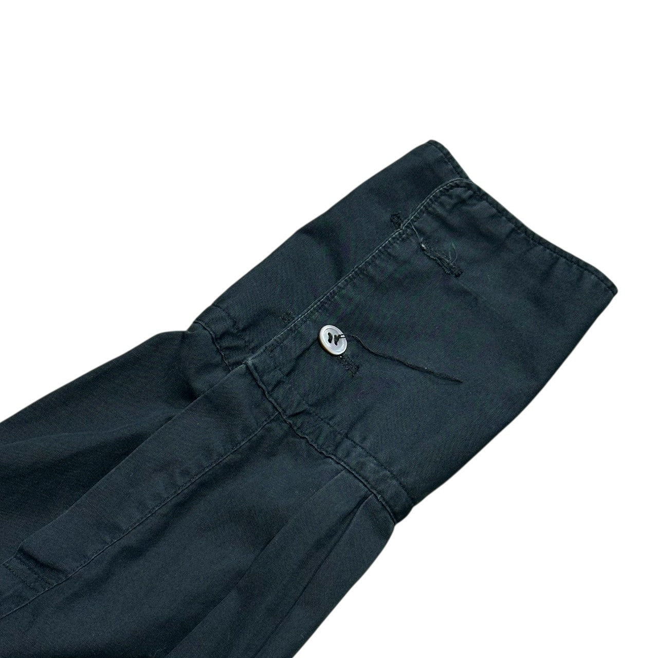 COMME des GARCONS HOMME(コムデギャルソンオム) 90's shirt sleeve tee シャツ スリーブ 長袖 カットソー 表記消(M程度) ブラック 90年代 ヴィンテージ アーカイブ 田中オム