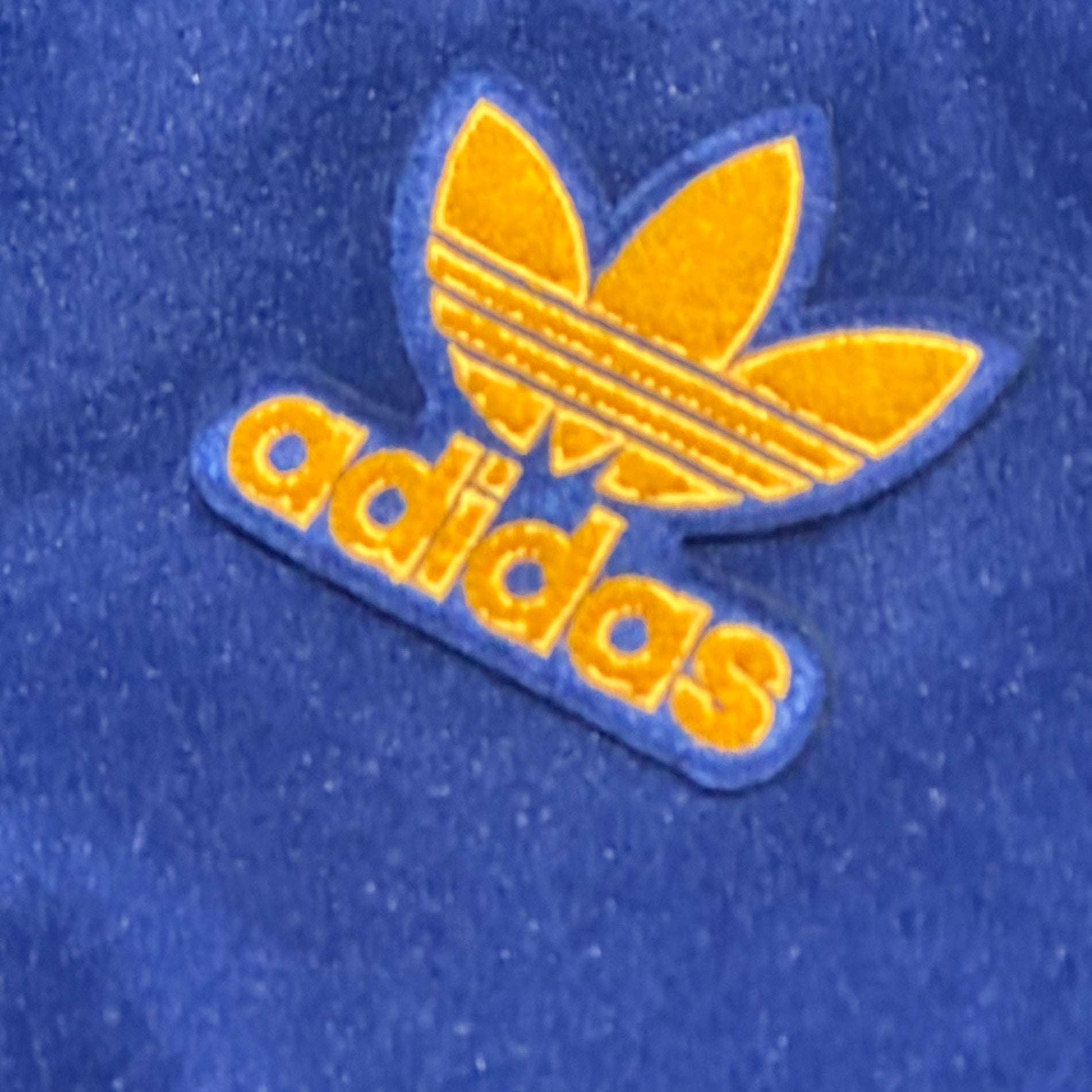 adidas(アディダス) M SST VARSITY(COLLEGE) スタジアム ジャケット IL2574 2XL ブルー×イエロー スタジャン ブルゾン
