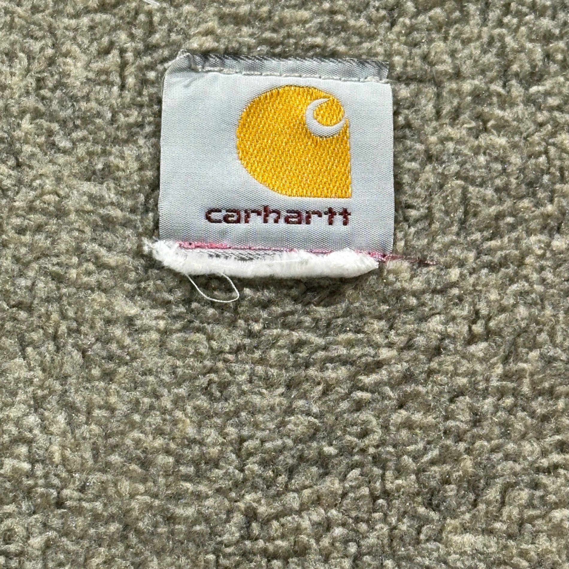 carhartt(カーハート) 00's Marble-dyed Duck Vest 90年代 マーブル ダイ ダック ベスト 2XL程度 ベージュ×レッド×ブルー