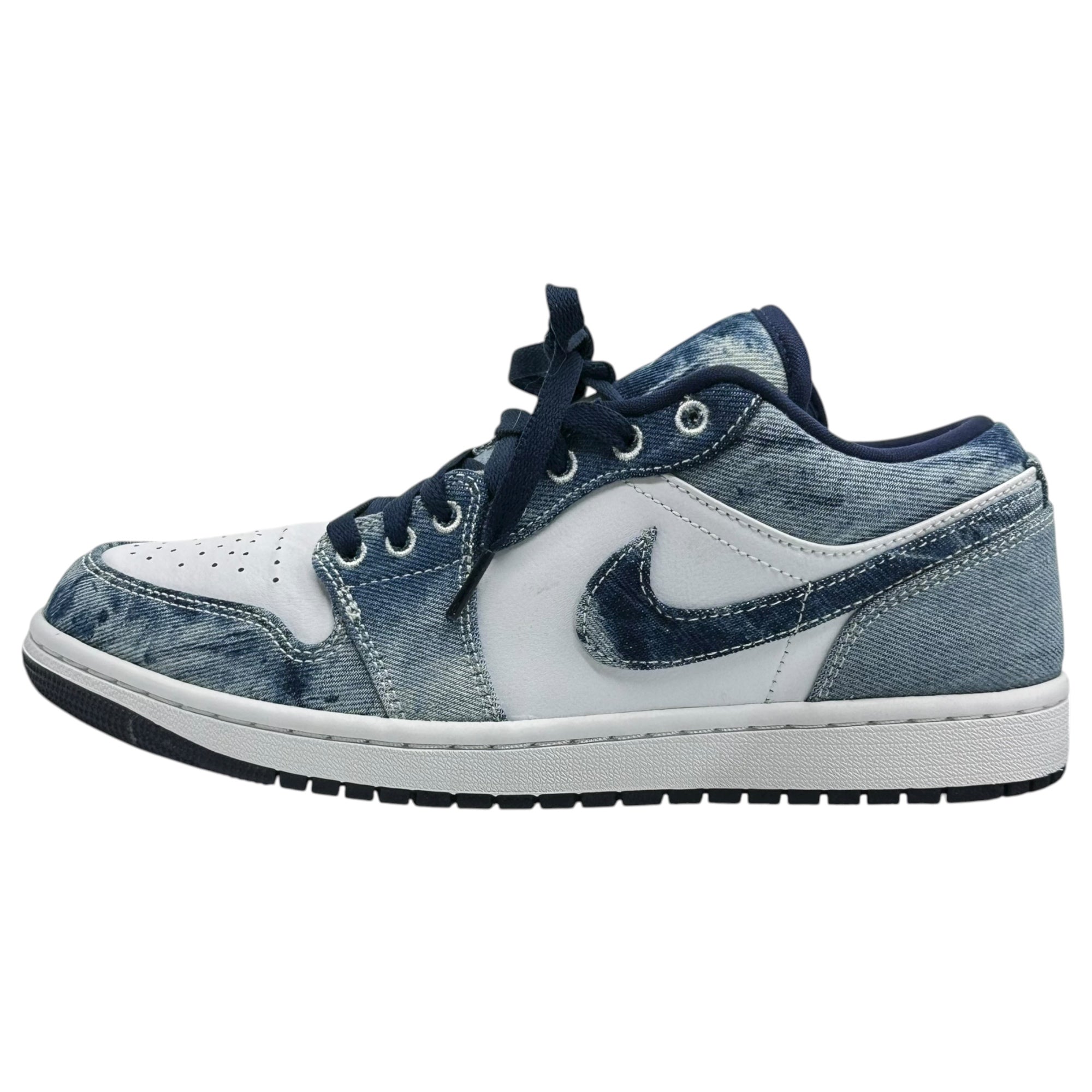 NIKE(ナイキ) Jordan Air Jordan 1 LOW SE "washed denim" エアジョーダン 1 ロー ウォッシュド デニム CZ8455-100 26.5cm ライトインディゴ×ホワイト ローカット スニーカー