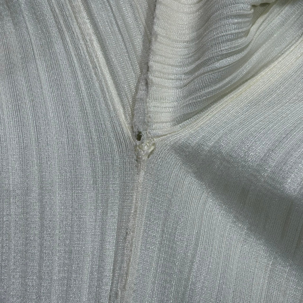 PLEATS PLEASE(プリーツプリーズ) S/S Pleated T-shirt 半袖 プリーツ カットソー Tシャツ 表記なし(Lサイズ程度) アイボリー