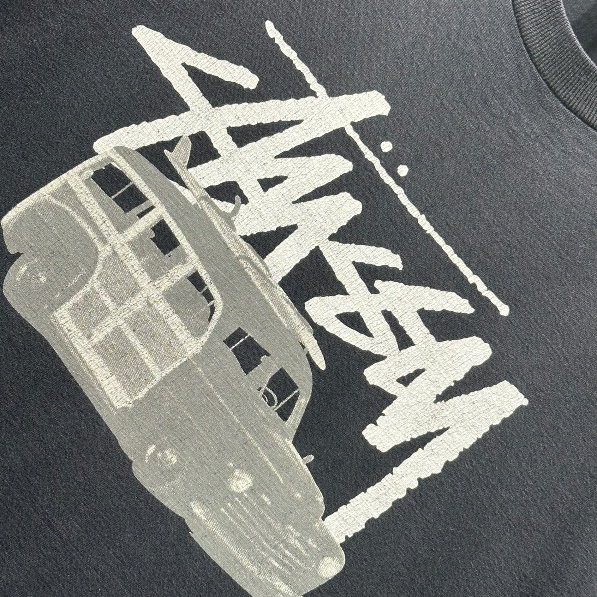 STUSSY(ステューシー) 00's Car Graphic Logo Print T-Shirt 車
