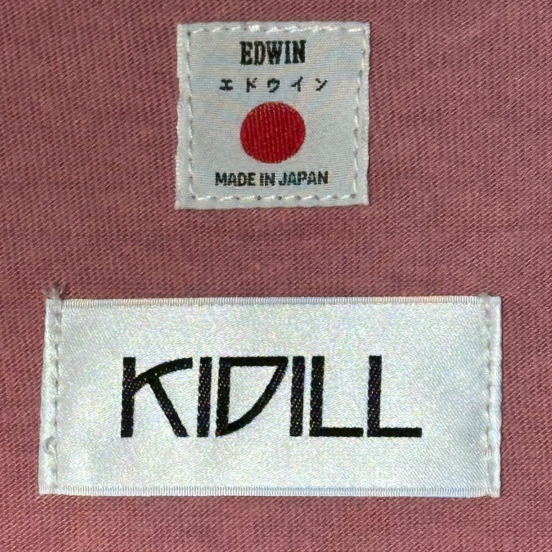 kidill × EDWIN(キディル × エドウィン) Collaboration Artwork by TREVOR BROWN T-SHIRT コラボ グラフィック Tシャツ KLED31 E0S-1068 FREE ピンク