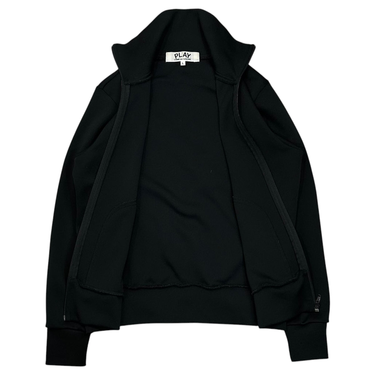 PLAY COMME des GARCONS(プレイコムデギャルソン) Heart Patch Track Jacket ハート ワッペン トラック ジャケット AZ-T255 L ブラック AD2018