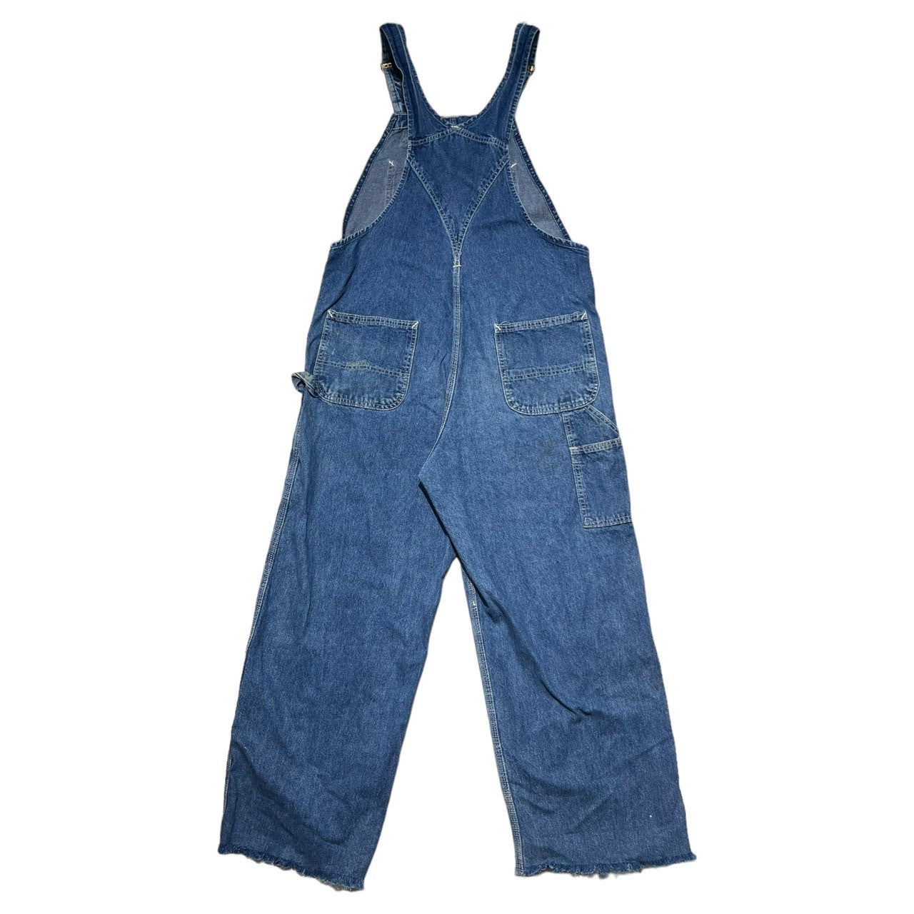 carhartt(カーハート) Denim overalls デニム オーバーオール 表記無し(XL程度) インディゴ ツナギ