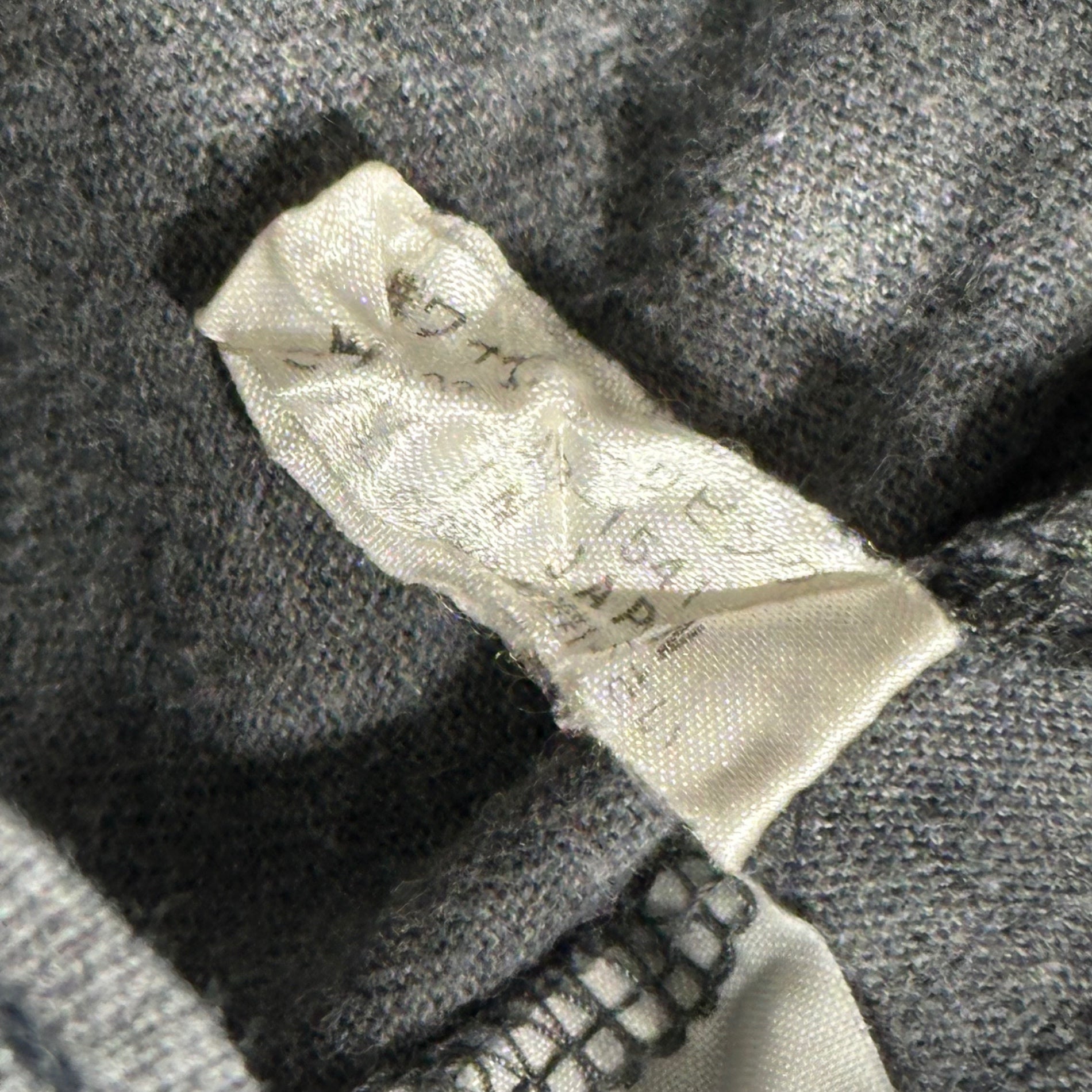 Y's for living(ワイズフォーリビング) Circle Stitch Half Sleeve Crew Neck T-Shirt サークルステッチ 5分袖 クルーネック Tシャツ FREE グレー×ネイビー