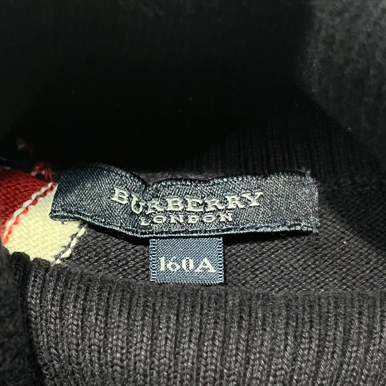 BURBERRY LONDON(バーバリーロンドン) Union Jack Sleeveless Turtleneck Logo Knit