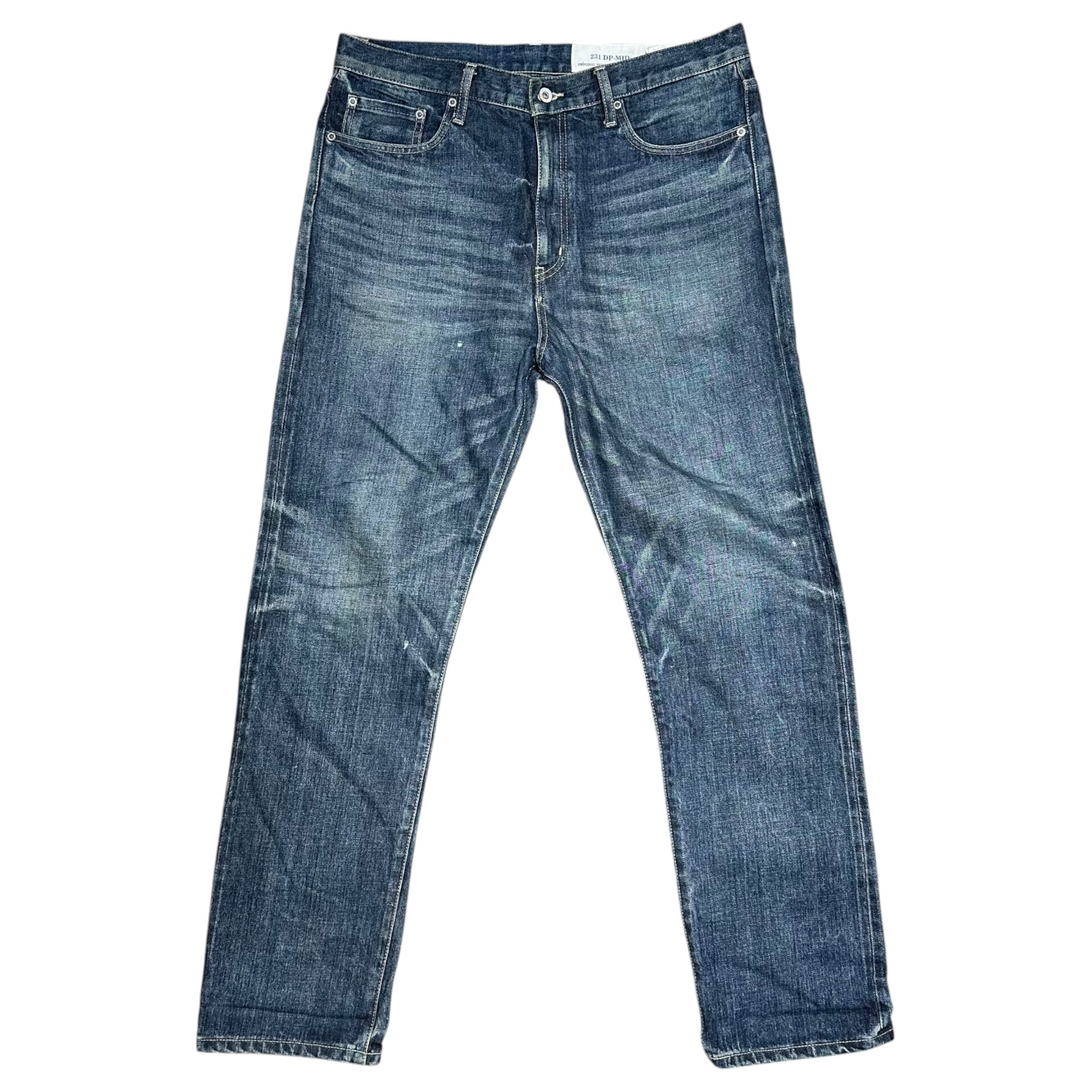 NEIGHBORHOOD(ネイバーフッド) 23SS WASHED DENIM DP MID PANTS ウォッシュド デニム パンツ 231XBNH-PTM05 L インディゴ ストレート