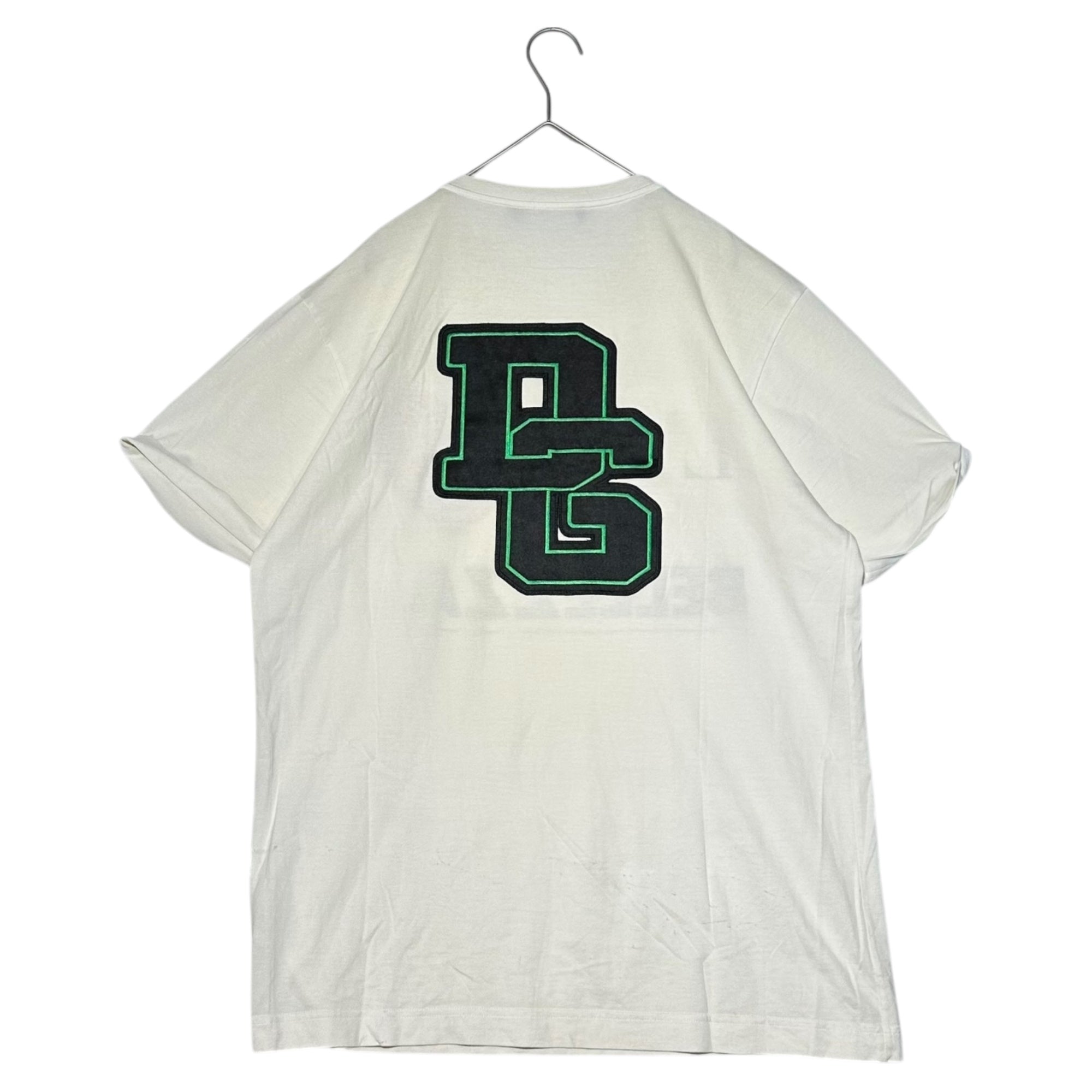DOLCE&GABBANA(ドルチェ&ガッバーナドルガバ) ハートプリント Tシャツ 46(S) ホワイト×ブラック×レッド