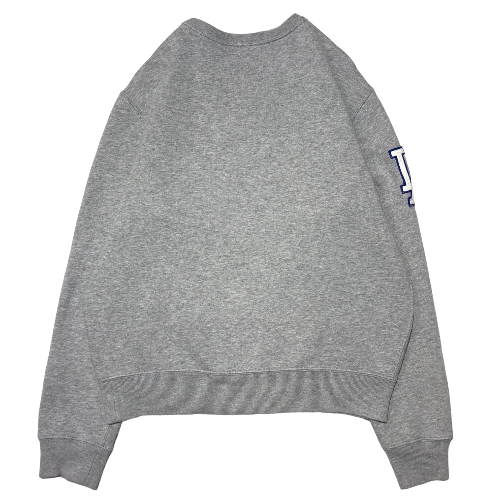 POLO RALPH LAUREN×MLB Dodgers(ポロラルフローレン×ドジャース) MLB polo bear sweatshirt ポロ  ベア ベースボール スウェット S グレー 野球 メジャー 限定 コラボ