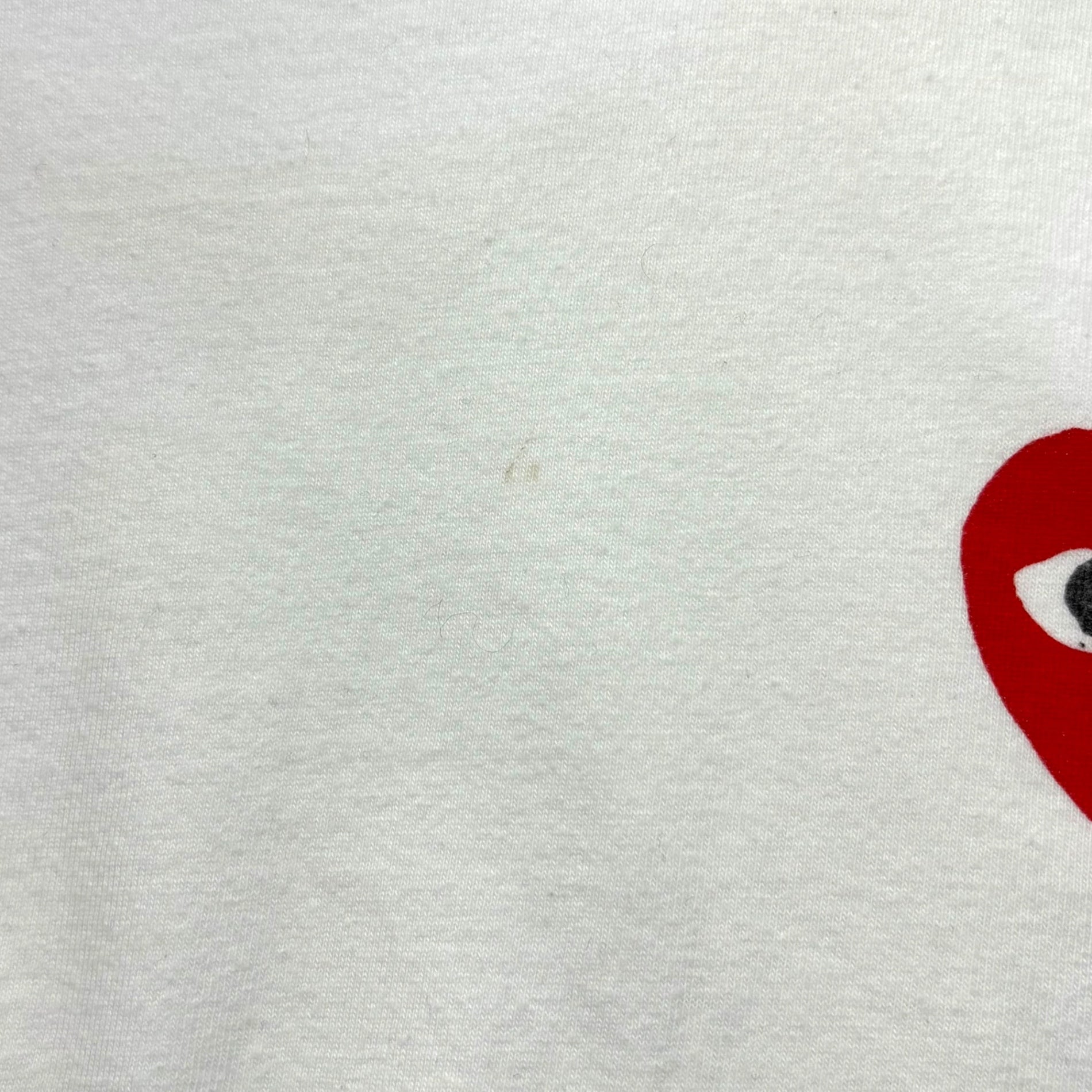 PLAY COMME des GARCONS×THE NORTH FACE(プレイコムデギャルソン×ノースフェイス) 20SS S/S TEE コラボ ロゴ ワッペン 半袖 Tシャツ AE-T202 XXL ホワイト AD2020