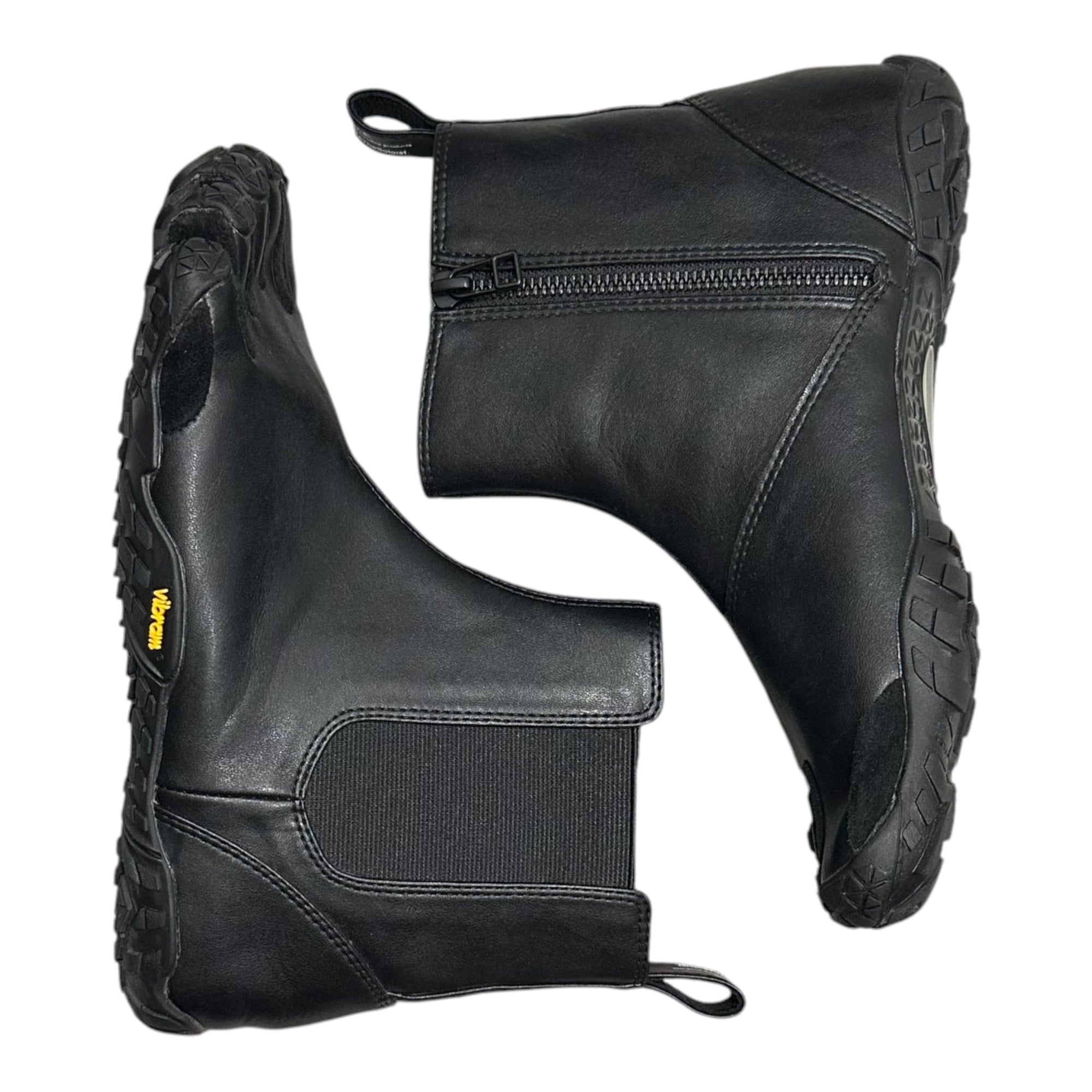 TAKAHIRO MIYASHITA The Soloist.(タカヒロミヤシタザソロイスト) 22SS NIN-CHELSEA SOL Five Finger Boots 忍者 チェルシー ファイブ フィンガー ブーツ  SS22MCH1 24.0cm ブラック SUICOKE Vibram