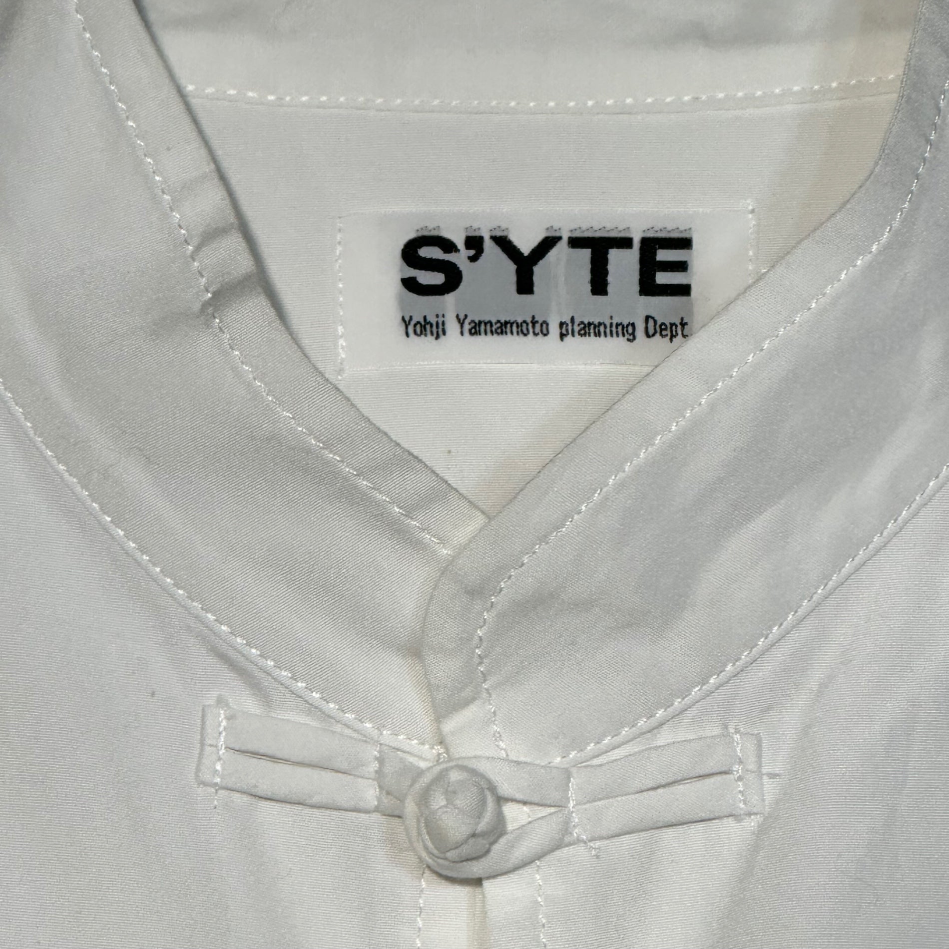 s'yte(サイト) BROAD CHINA SHIRT ブロード チャイナ シャツ UB-B18-080 3(L程度) ホワイト
