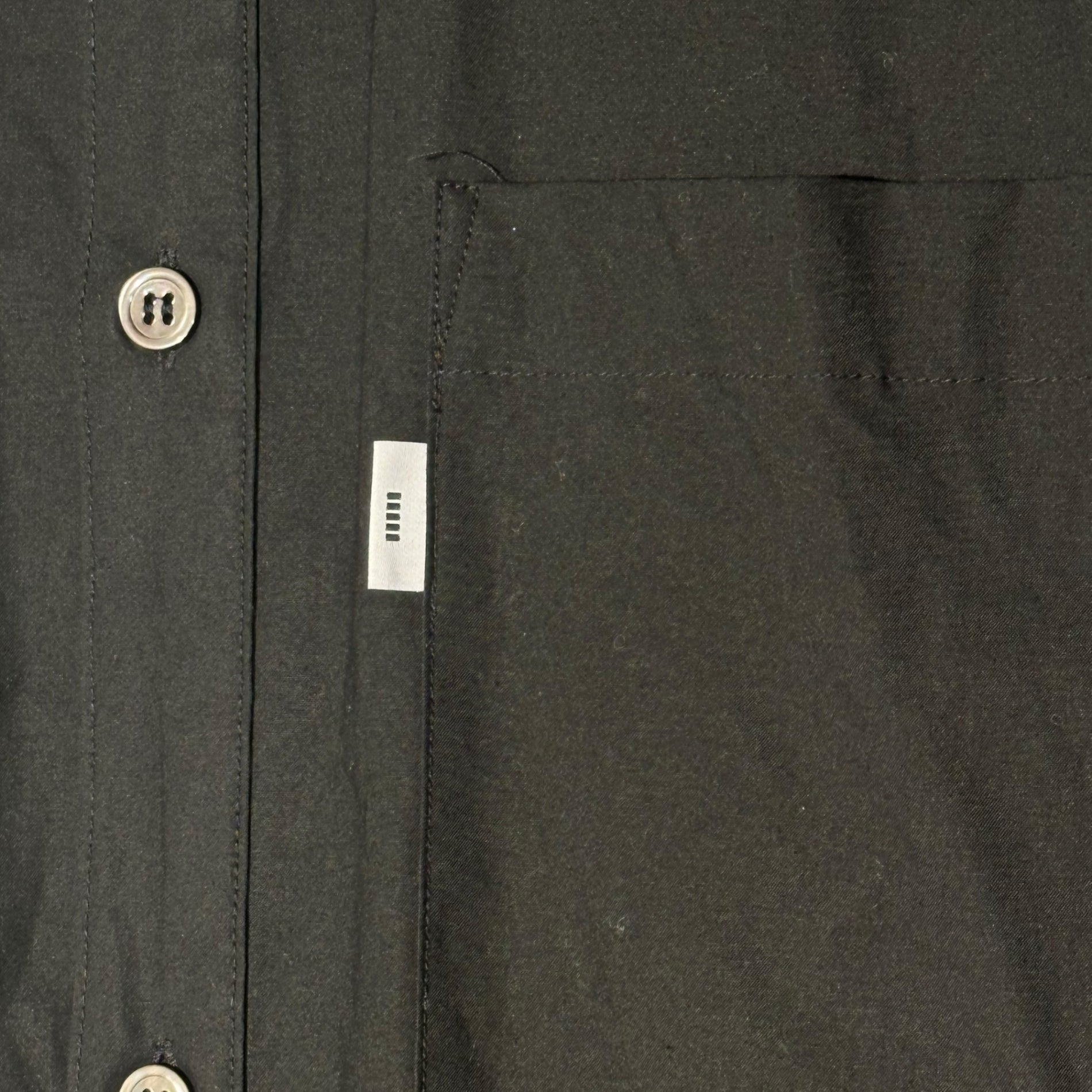 Graphpaper(グラフペーパー) STRETCH TYPEWRITER S/S BOX SHIRT ストレッチ タイプライター 半袖 ボックス シャツ GM201-50081B 1(S程度) ブラック