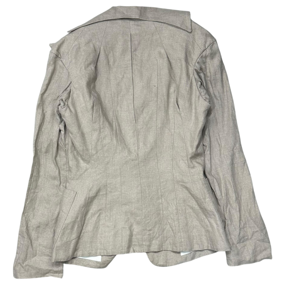 JUNYA WATANABE COMME des GARCONS(ジュンヤワタナベコムデギャルソン) 1997SS Wide-Collar Single-Button Linen Jacket ワイドカラー 1ボタン リネン ジャケット JJ-100230 FREE アイボリー 90s アーカイブ