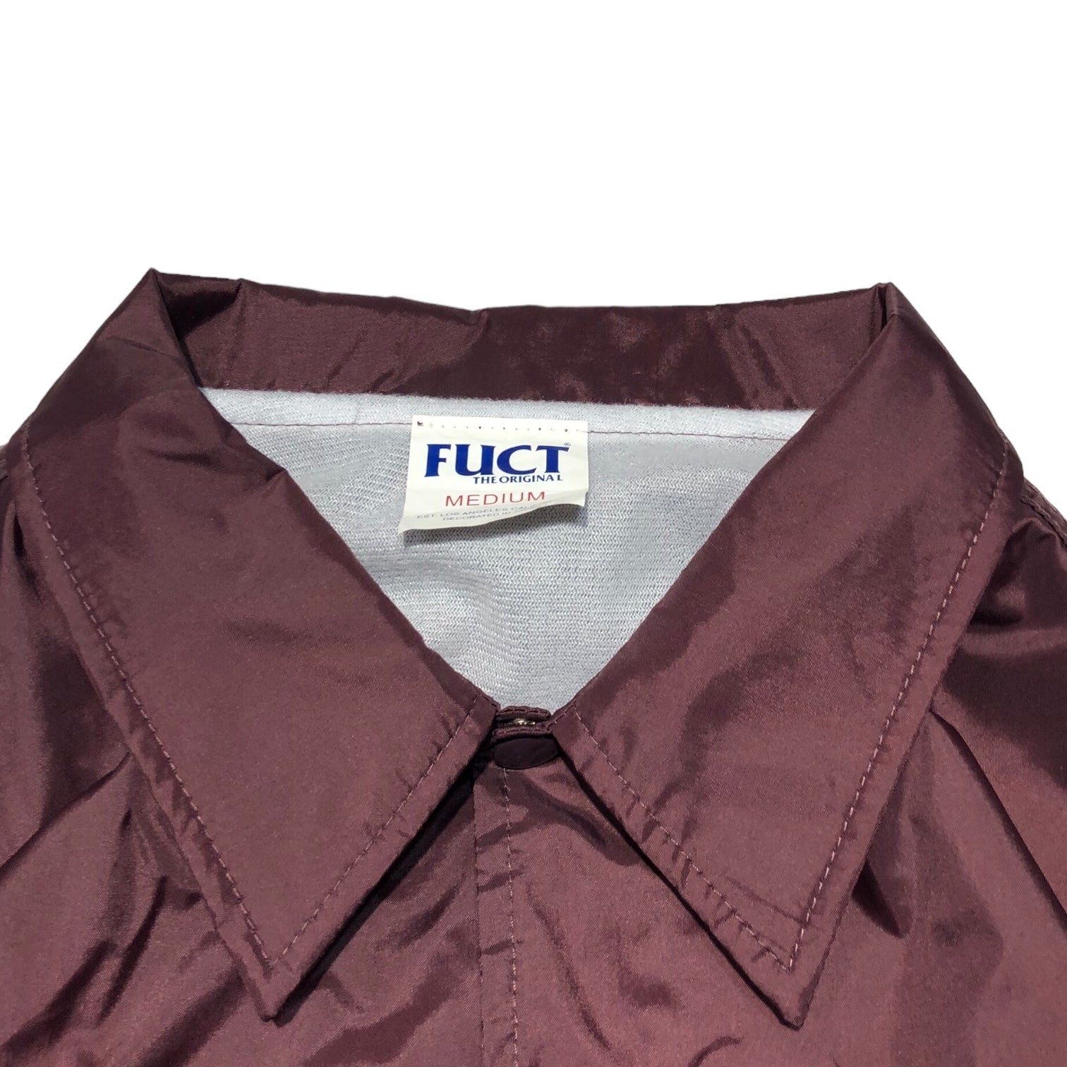 FUCT SSDD ファクト　TIGER COACH JACKET 48003 (コーチジャケット)　OLIVE -  アメカジ通販＆バイカーズファッション通販　ROMEO'S CAFE 熊谷